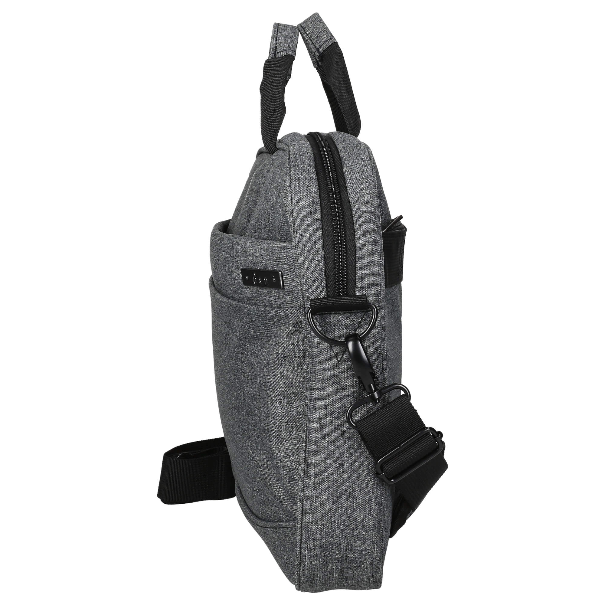 D&N Basic Line - Aktentasche 43 cm Polyester (grau) - Image 3