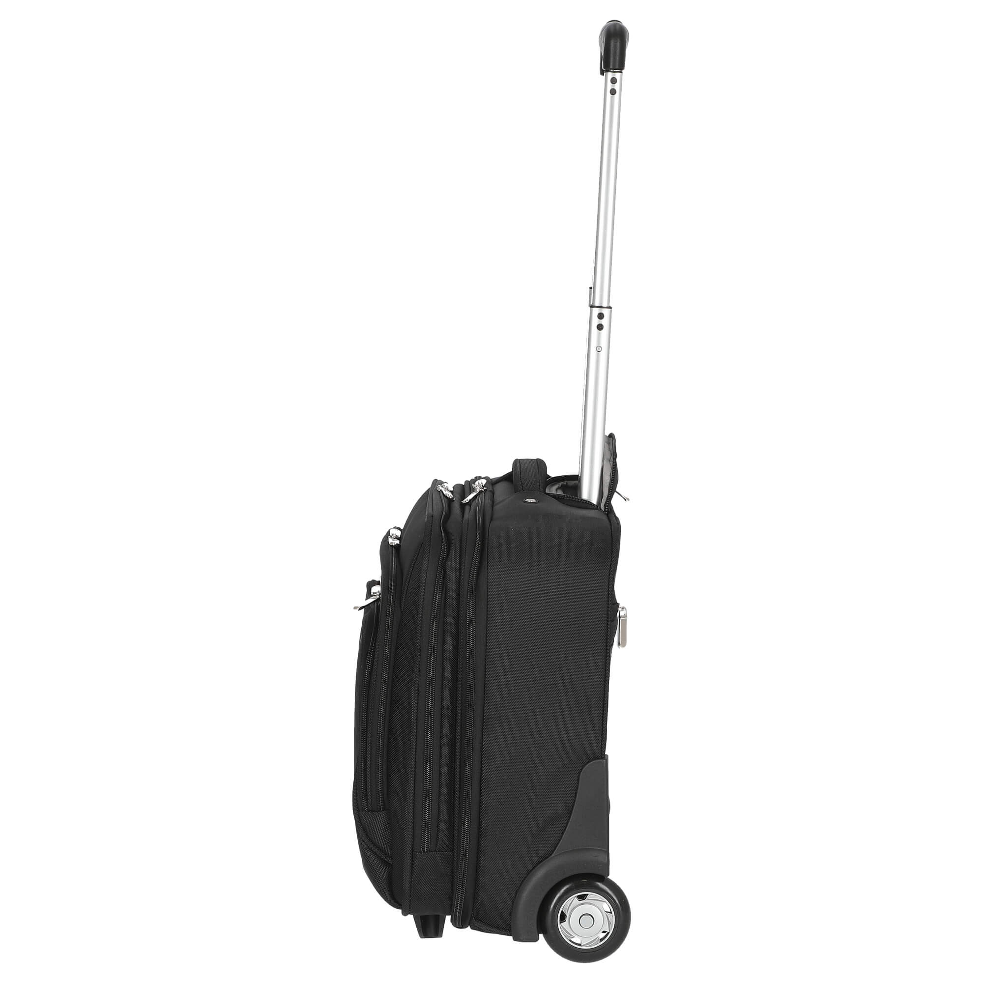 D&N Business - 2-Rollen Businesstrolley 43 cm Polyester (schwarz) - Image 3