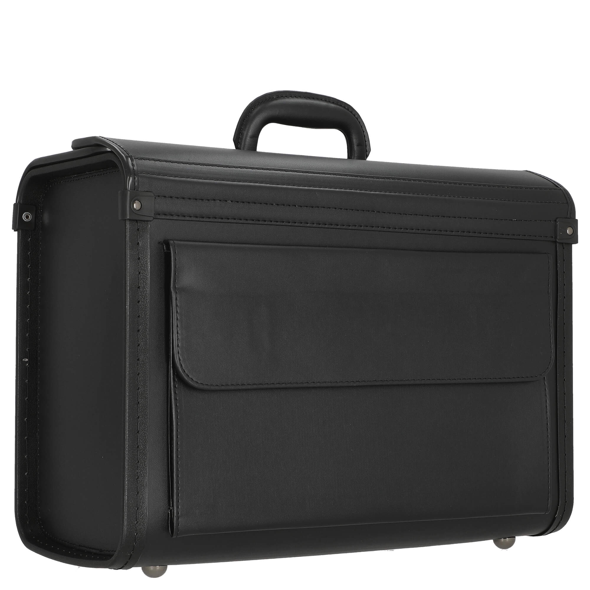 D&N Business - Pilotenkoffer 46 cm PU (schwarz) - Image 5