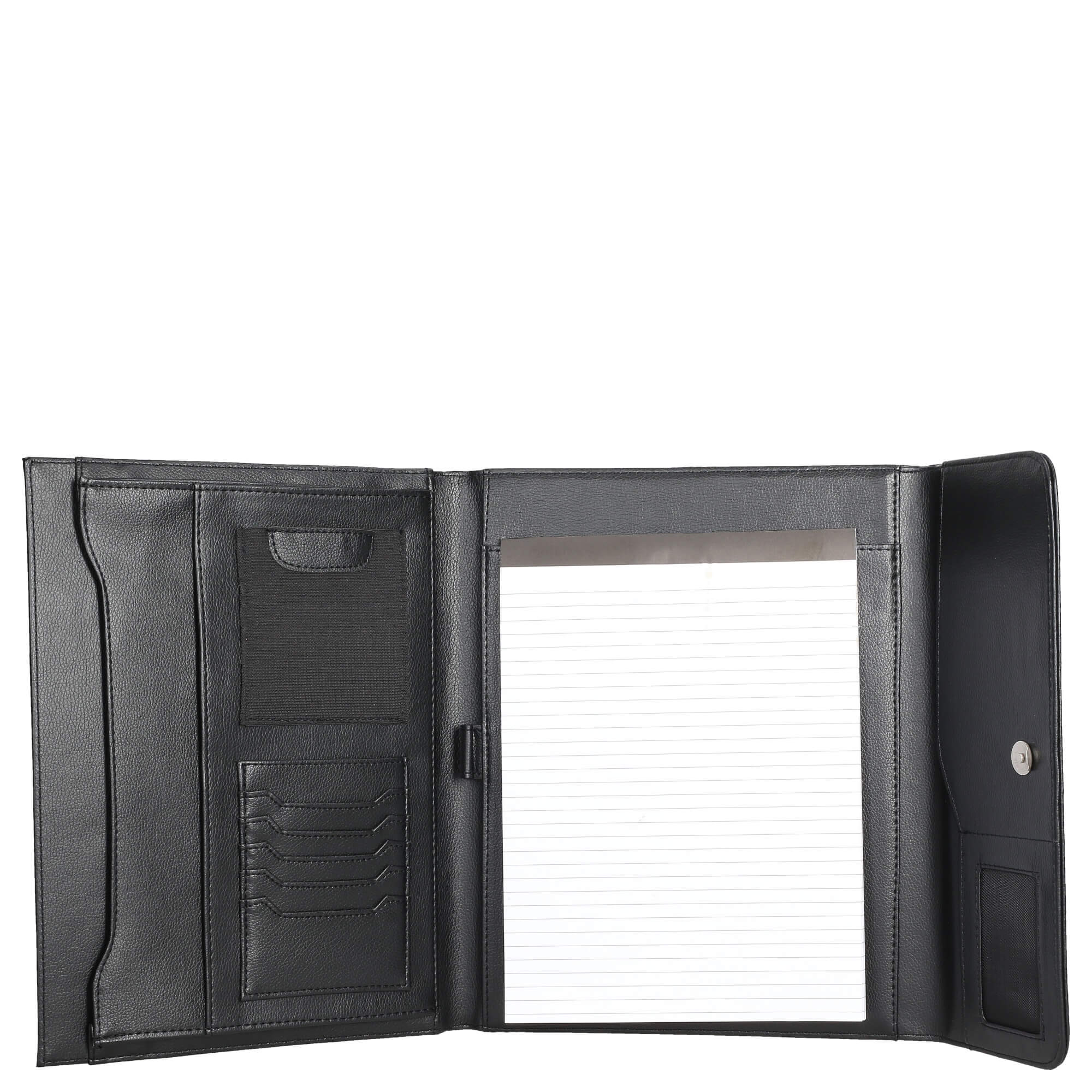 D&N Easy Business - Schreibmappe 28 cm PU (schwarz) - Image 4