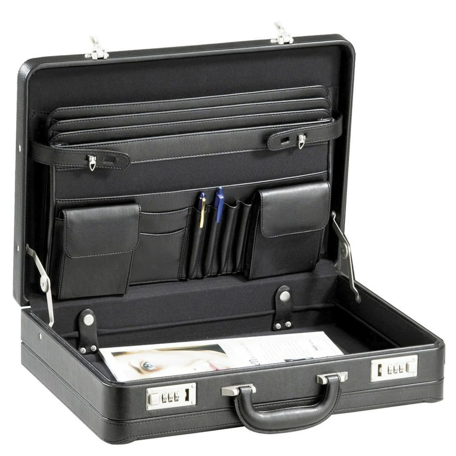 D&N Tradition Business - Aktenkoffer 46 cm erw. PU (schwarz) - Image 6