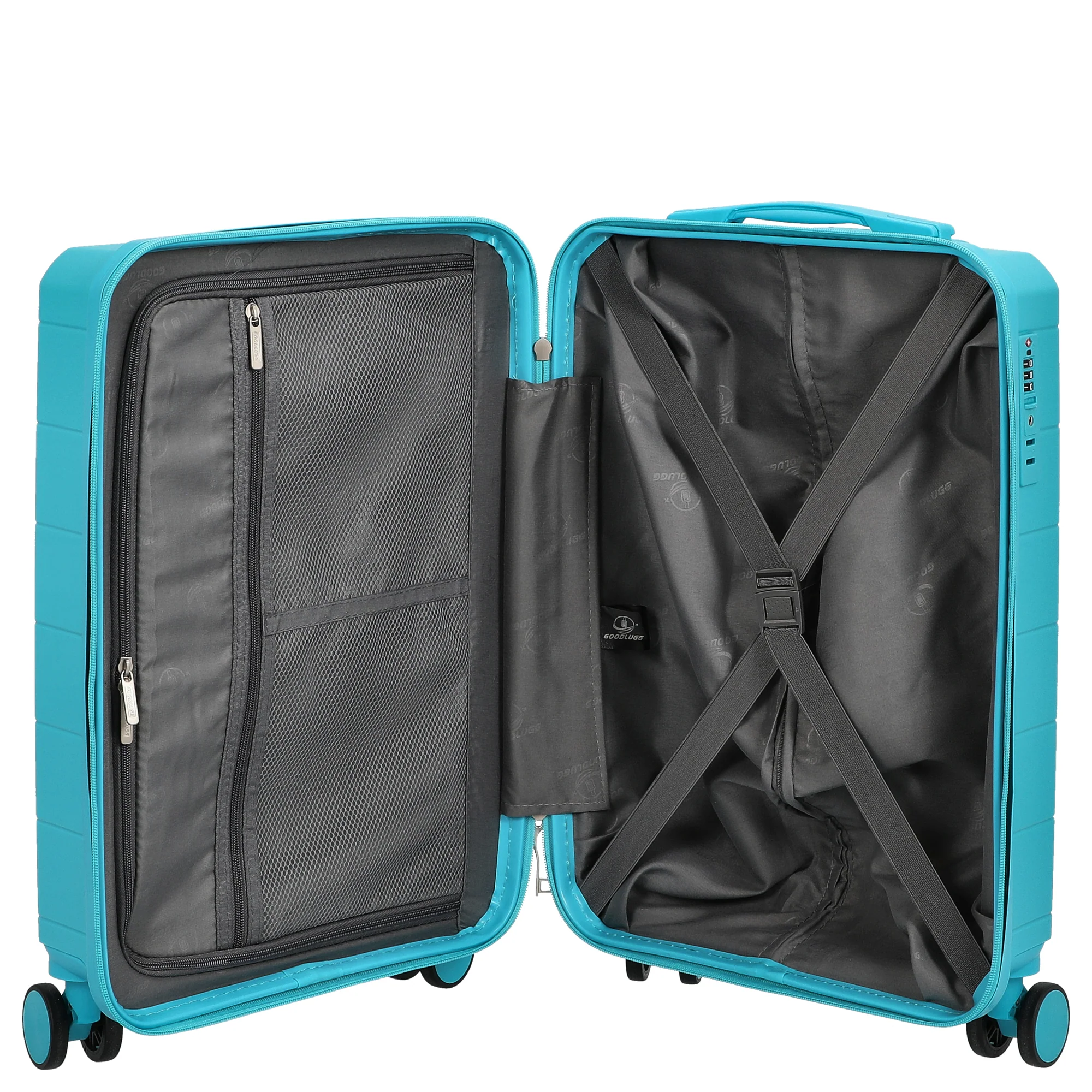 D&N Travel Line 2900 - 4-Rollen-Kabinentrolley S 55 cm (mint) - Image 6