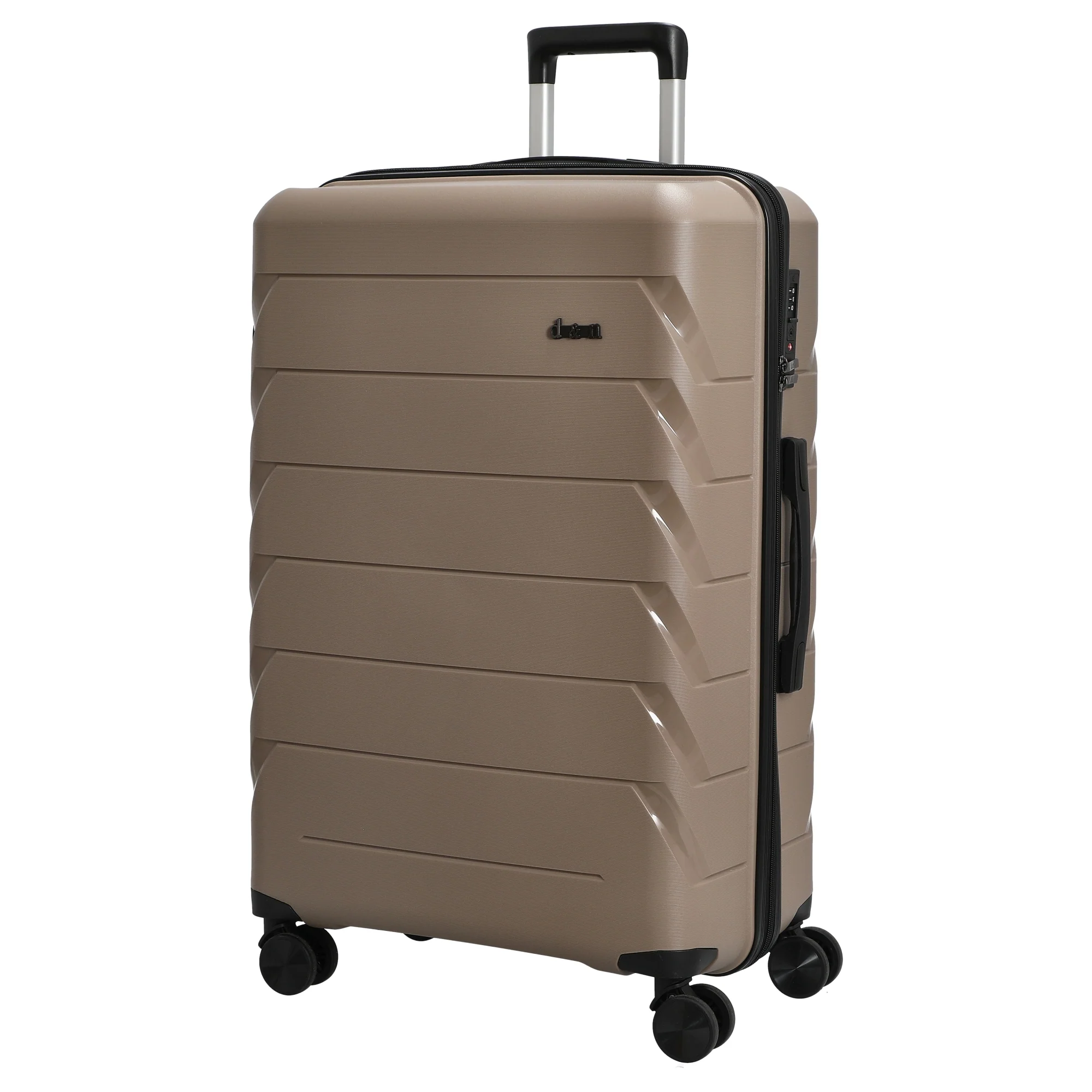 D&N Travel Line 4100 - 4-Rollen-Trolley L 74 cm (taupe) - Image 2