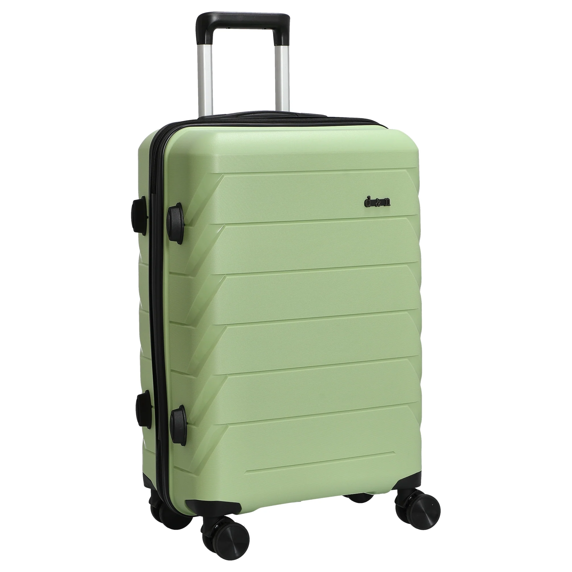 D&N Travel Line 4100 - 4-Rollen-Trolley M 64 cm (lime green) - Image 5