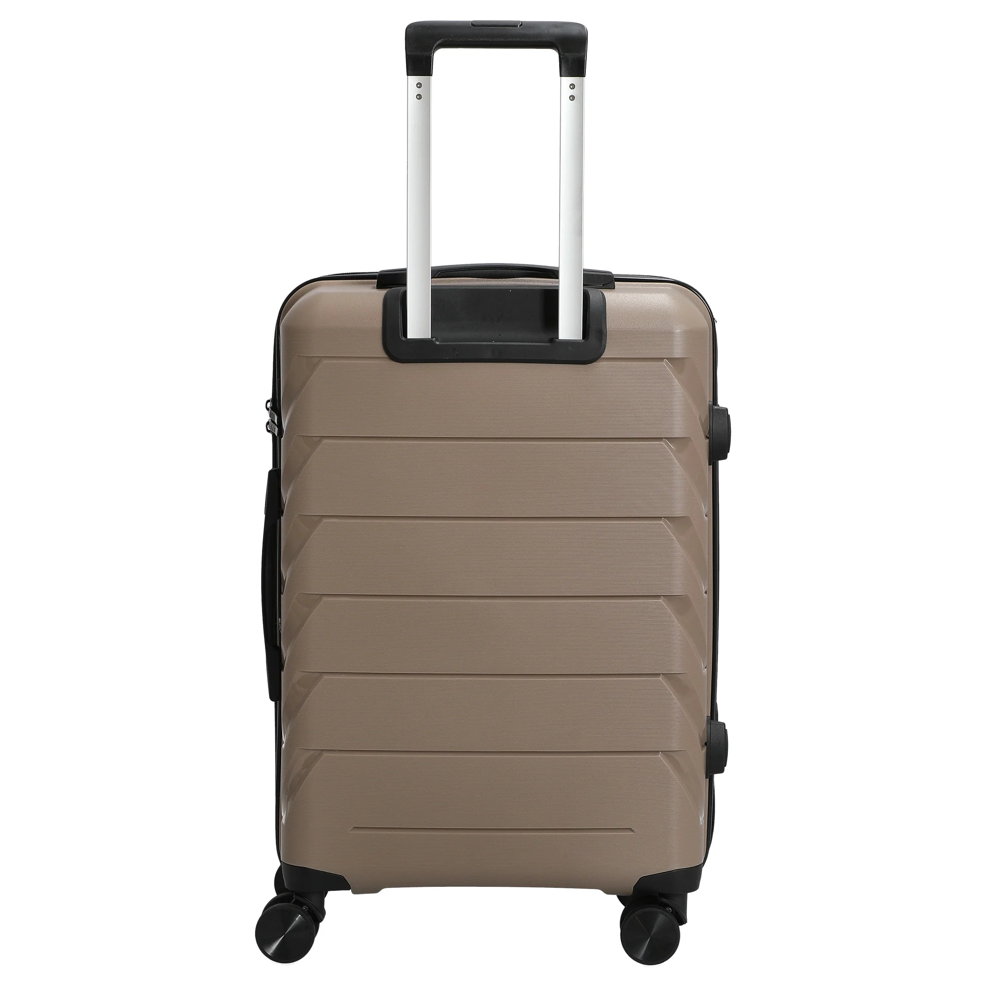 D&N Travel Line 4100 - 4-Rollen-Trolley M 64 cm (taupe) - Image 4