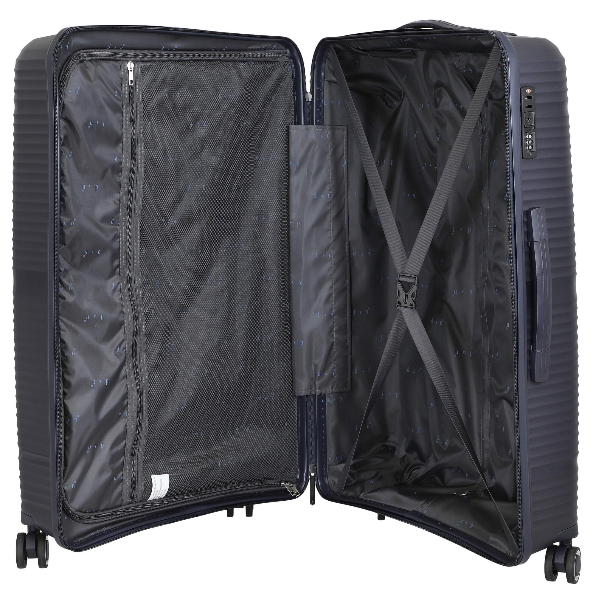 D&N Travel Line 4200 - 4-Rollen-Trolley L 77 cm (darkblue) - Image 6