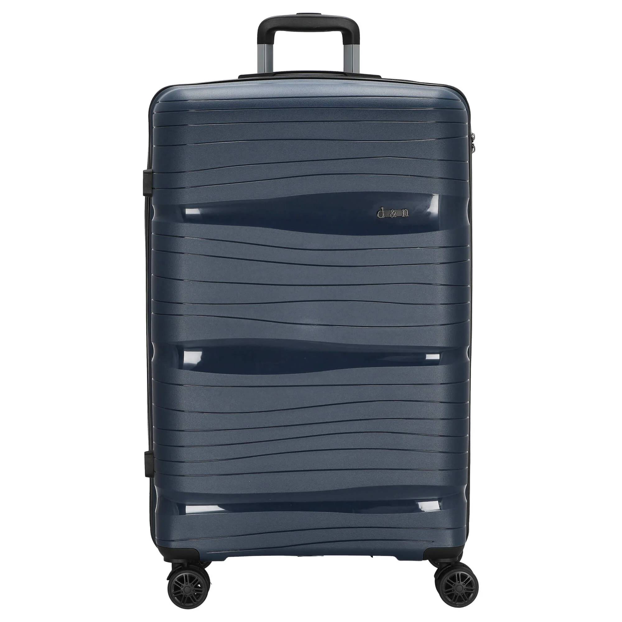 D&N Travel Line 4300 - 4-Rollen-Trolley L 76 cm (dunkelblau)