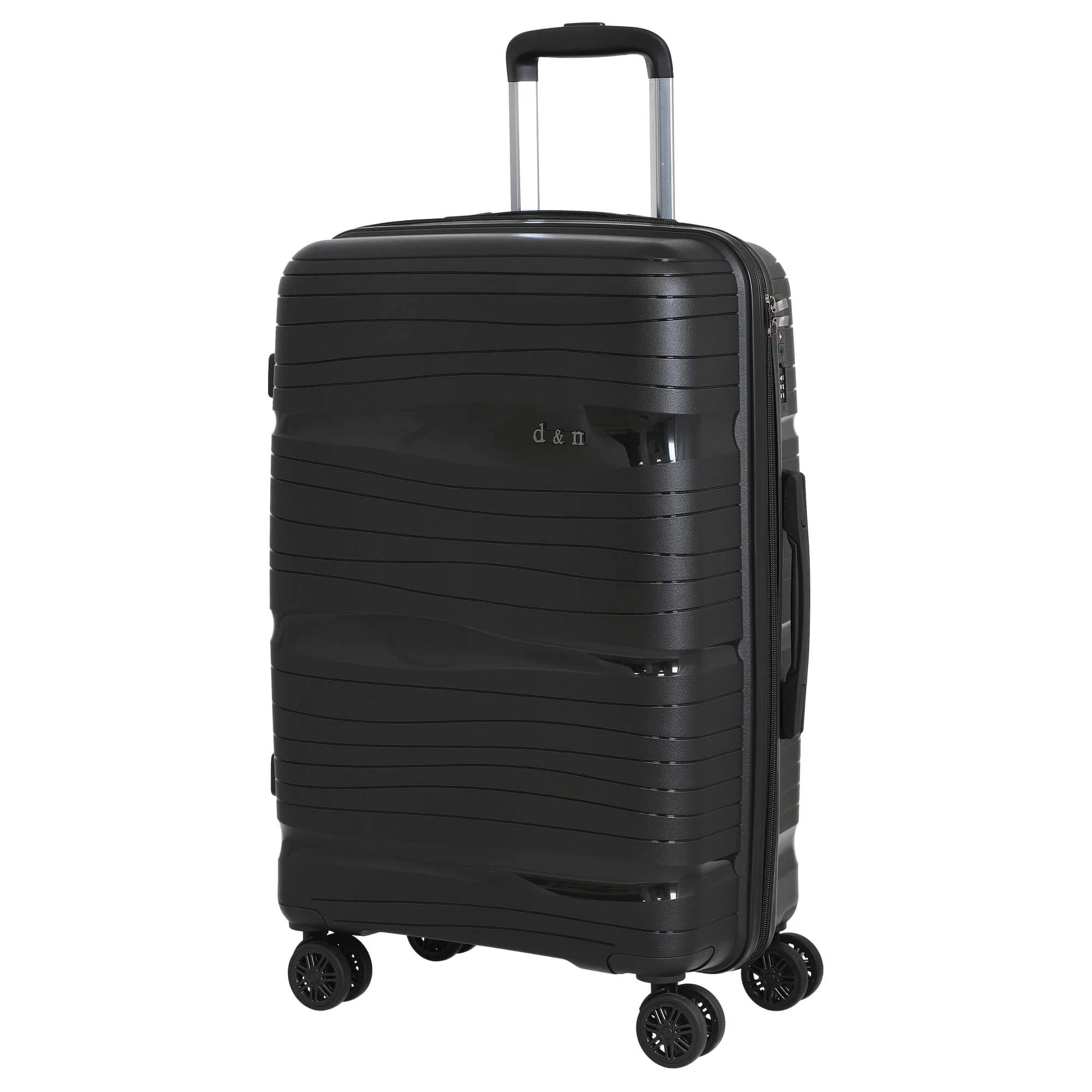 D&N Travel Line 4300 - 4-Rollen-Trolley M 66 cm (black) - Image 2