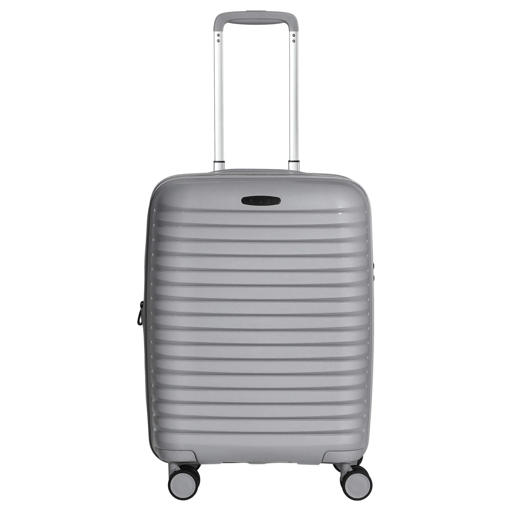 D&N Travel Line 4500+ - 4-Rollen-Kabinentrolley S 55 cm erw. (grau)