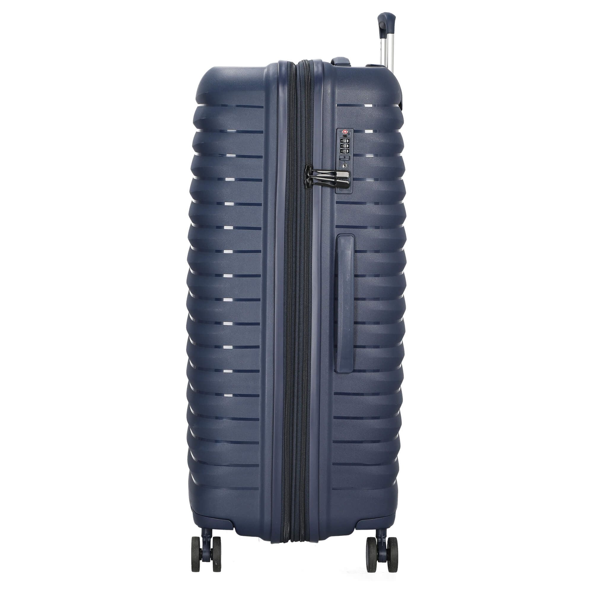 D&N Travel Line 4500+ - 4-Rollen-Trolley L 75 cm erw. (dunkelblau) - Image 3