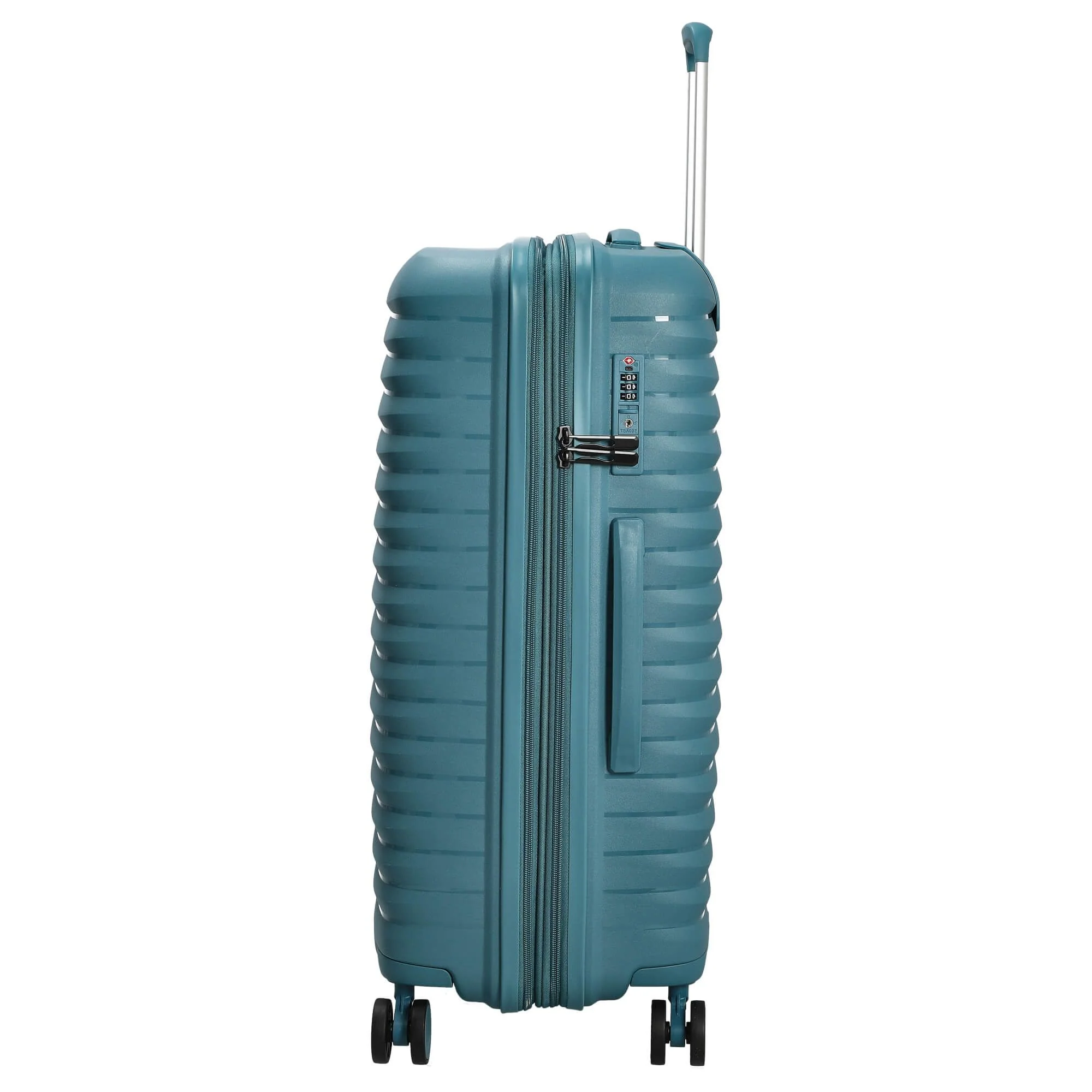 D&N Travel Line 4500+ - 4-Rollen-Trolley M 65 cm erw. (petrol) - Image 3