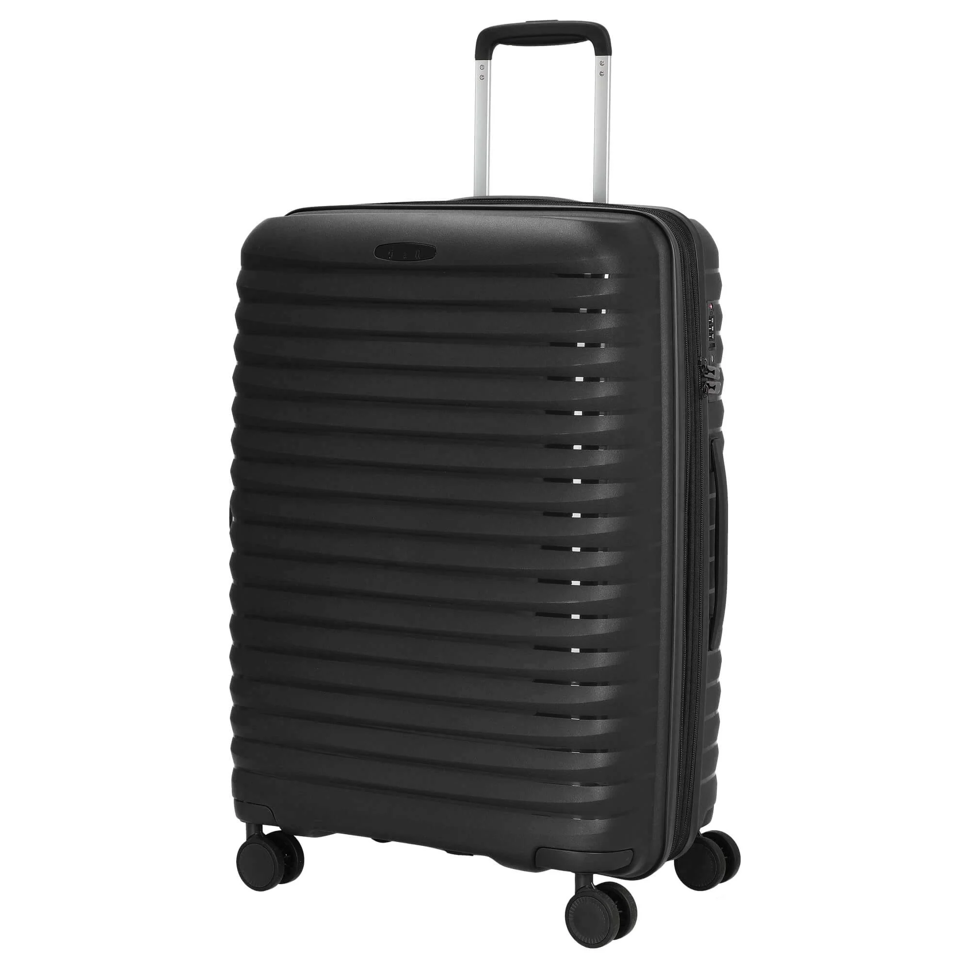 D&N Travel Line 4500+ - 4-Rollen-Trolley M 65 cm erw. (black) - Image 2