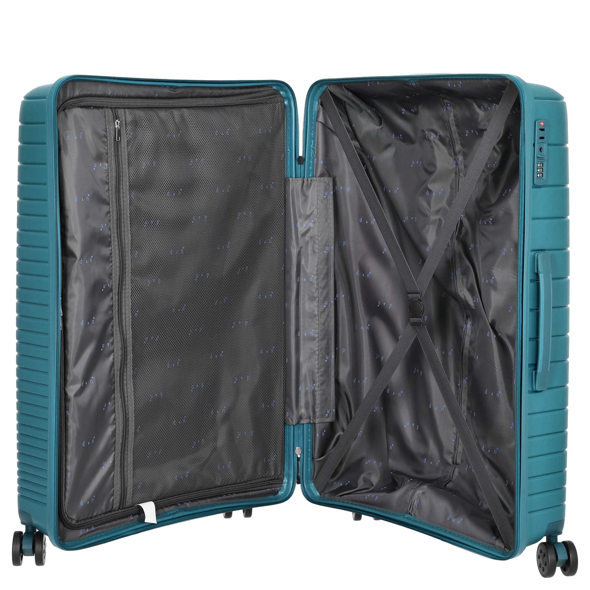 D&N Travel Line 4600 - Trolley-Set, 3tlg. (petrol) - Image 7