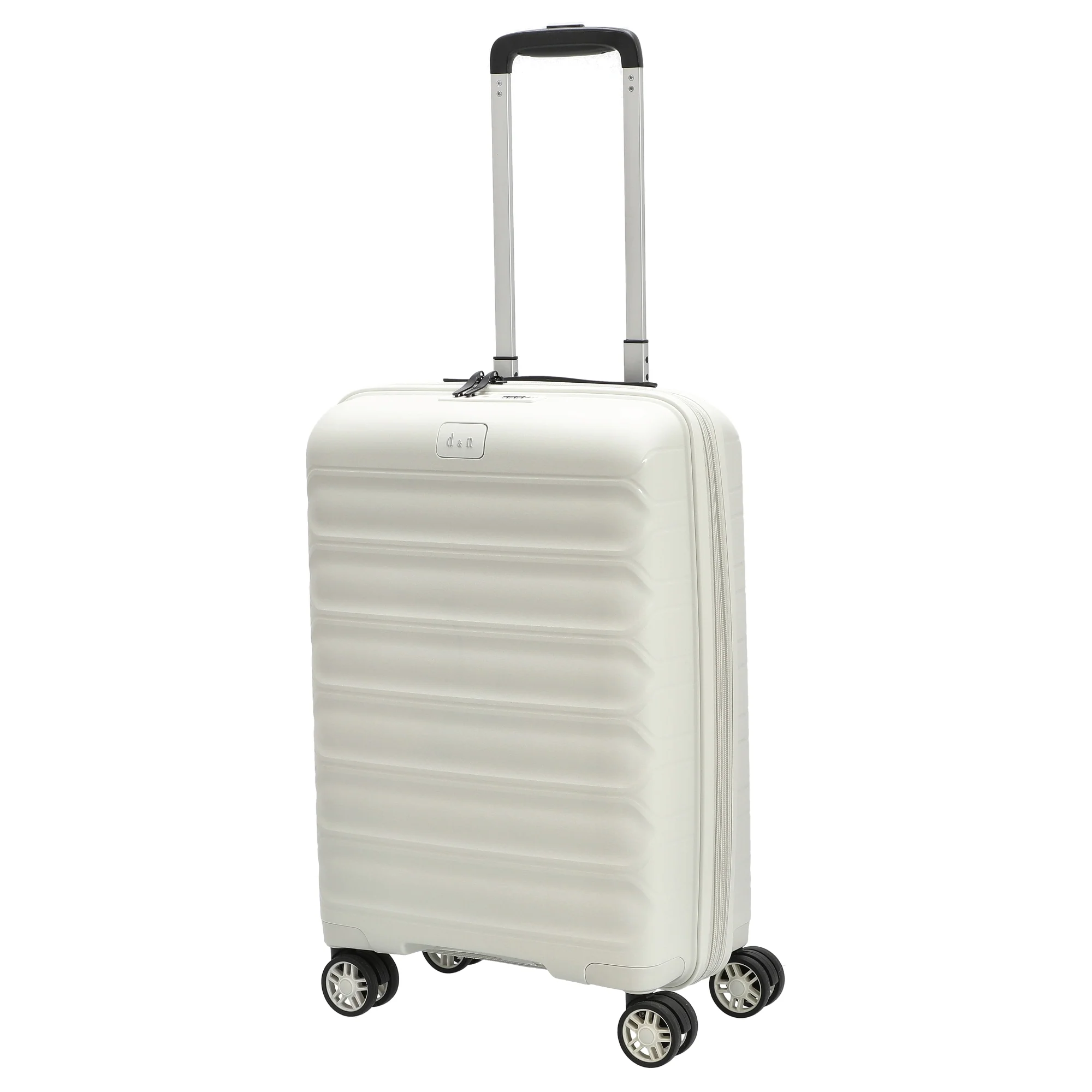 D&N Travel Line 4700+ - 4-Rollen-Kabinentrolley S 55 cm erw. (cream white) - Image 2