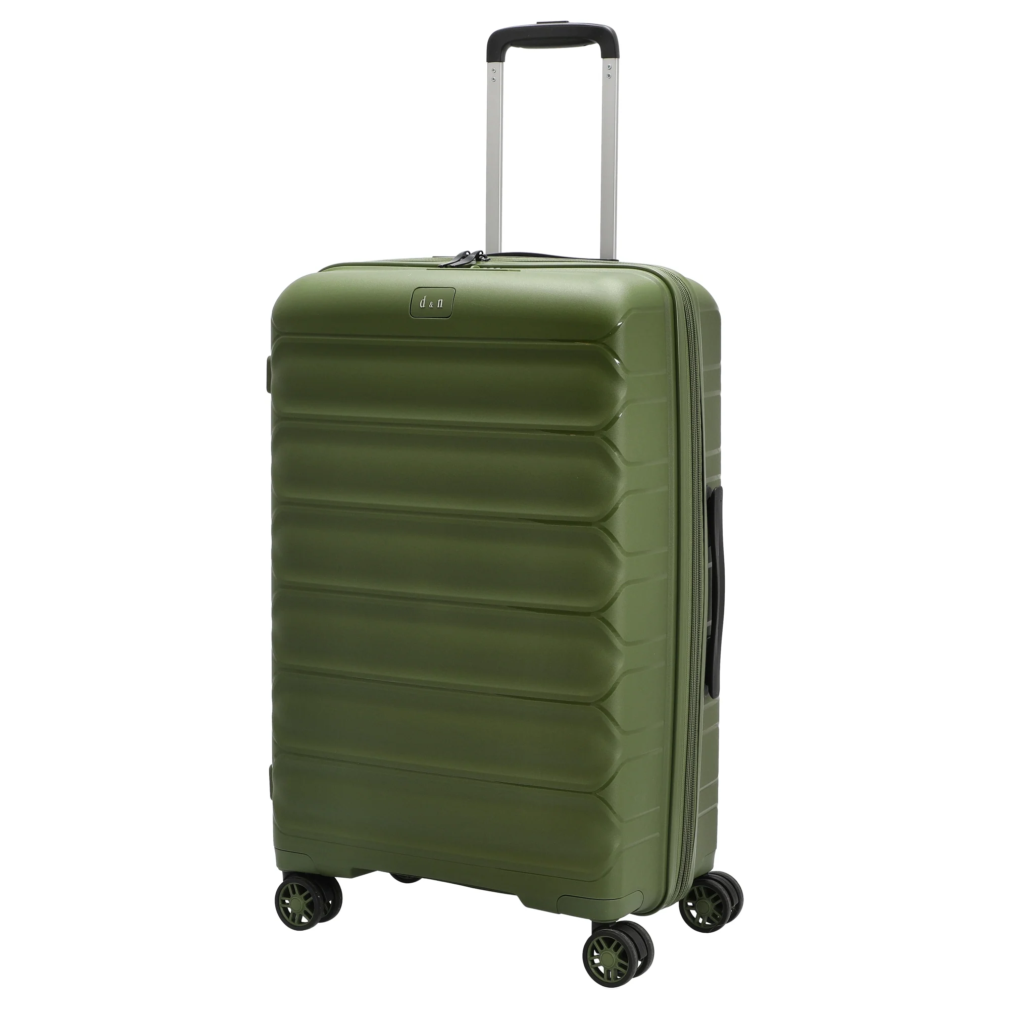 D&N Travel Line 4700+ - 4-Rollen-Trolley M 68 cm erw. (olive green) - Image 2