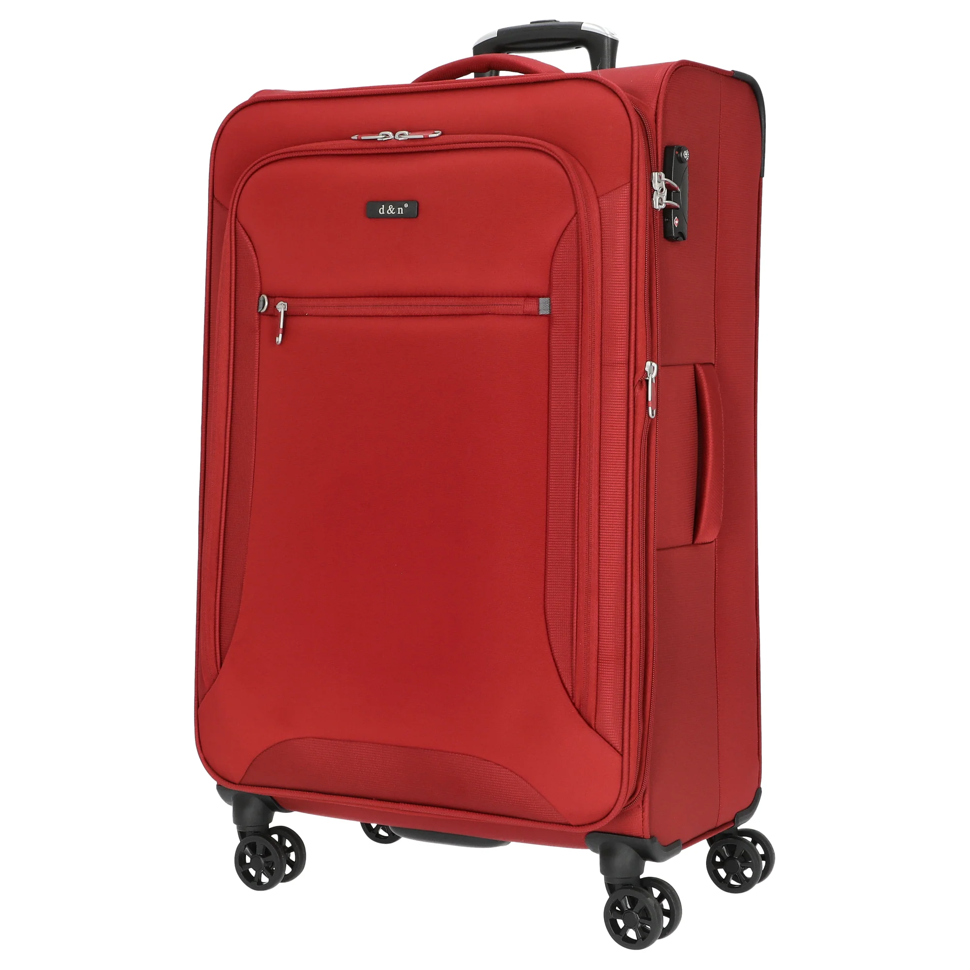 D&N Travel Line 6404 - 4-Rollen-Trolley L 78 cm (bordeaux) - Image 2