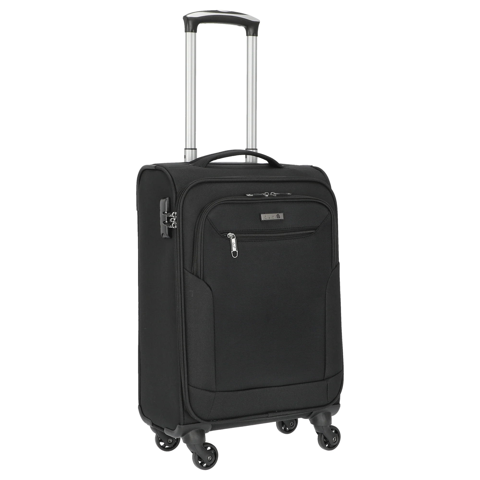D&N Travel Line 6804 - 4-Rollen-Kabinentrolley S 55 cm (schwarz) - Image 5