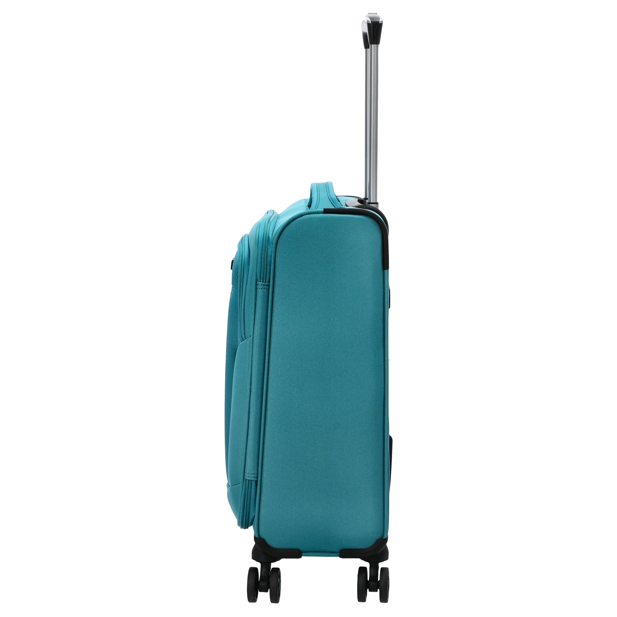 D&N Travel Line 6804 - 4-Rollen-Kabinentrolley S 55 cm (türkis, 55 cm) - Image 3