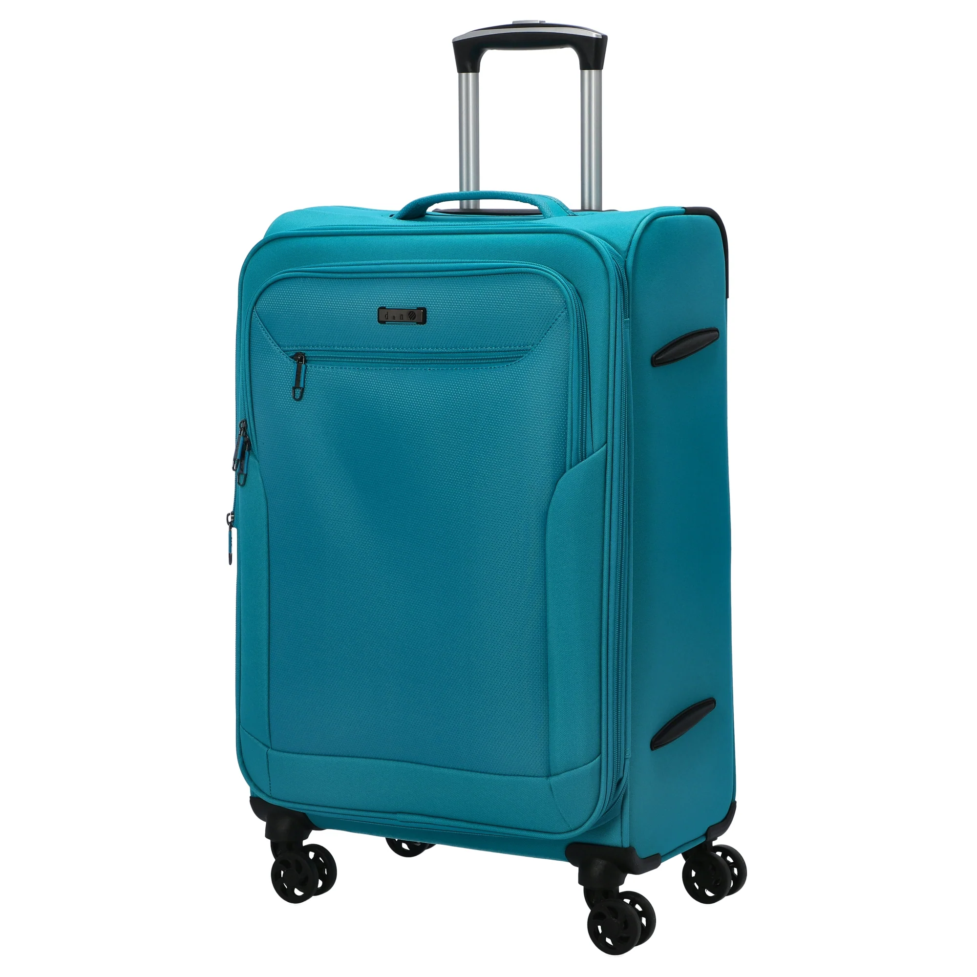 D&N Travel Line 6804 - 4-Rollen-Trolley M 66 cm (türkis) - Image 2