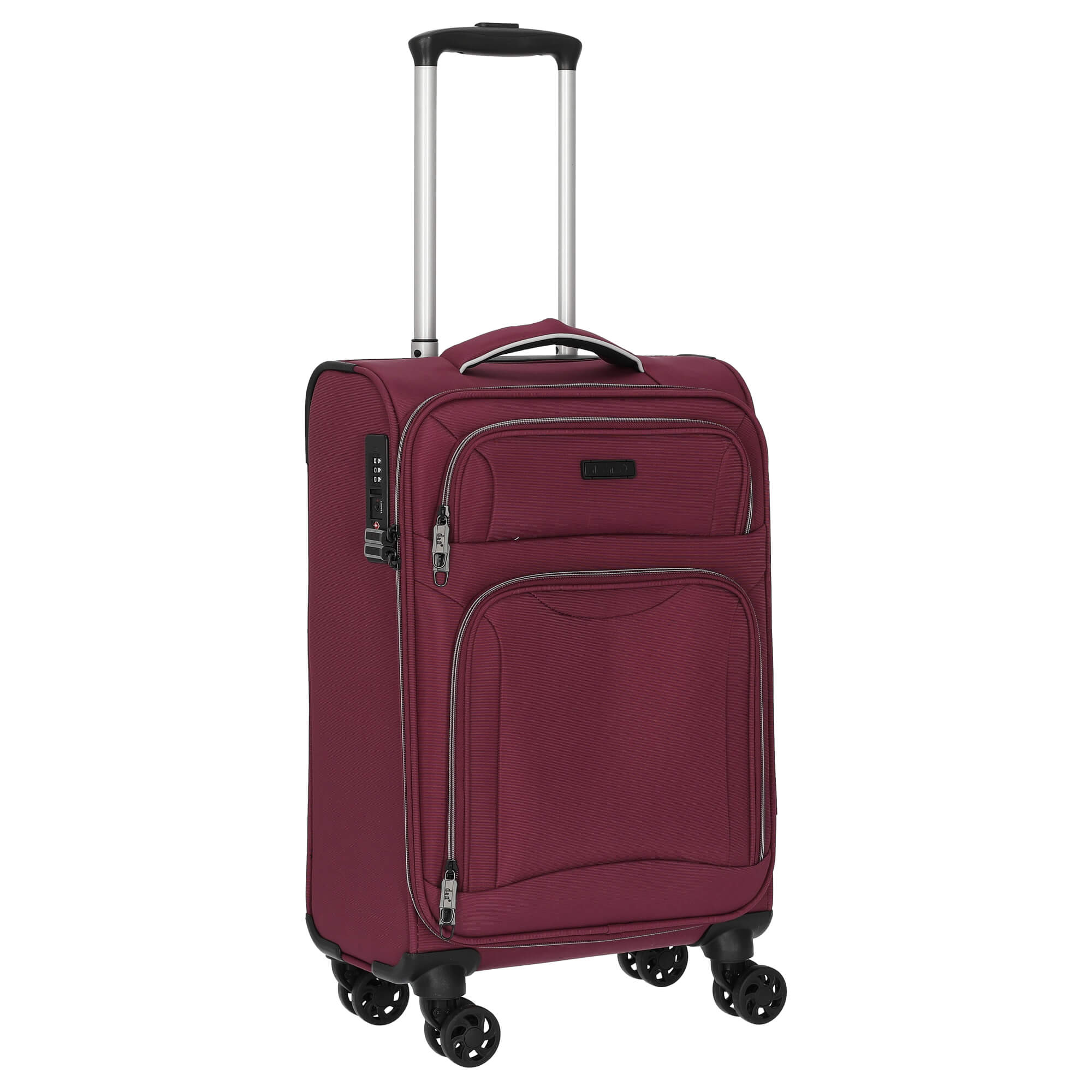 D&N Travel Line 9204 - 4-Rollen-Kabinentrolley S 55 cm (purple) - Image 5