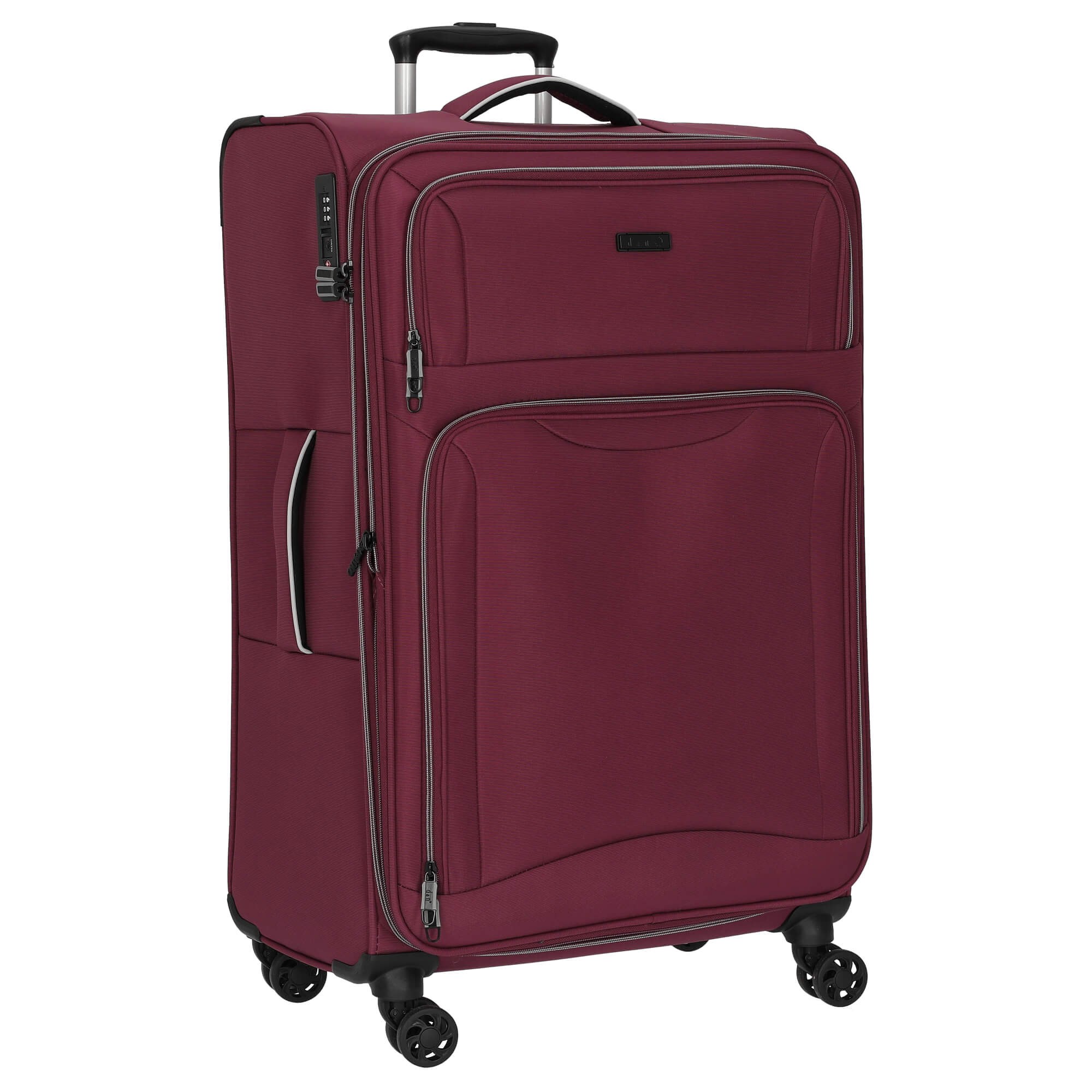 D&N Travel Line 9204 - 4-Rollen-Trolley L 76 cm (purple) - Image 5