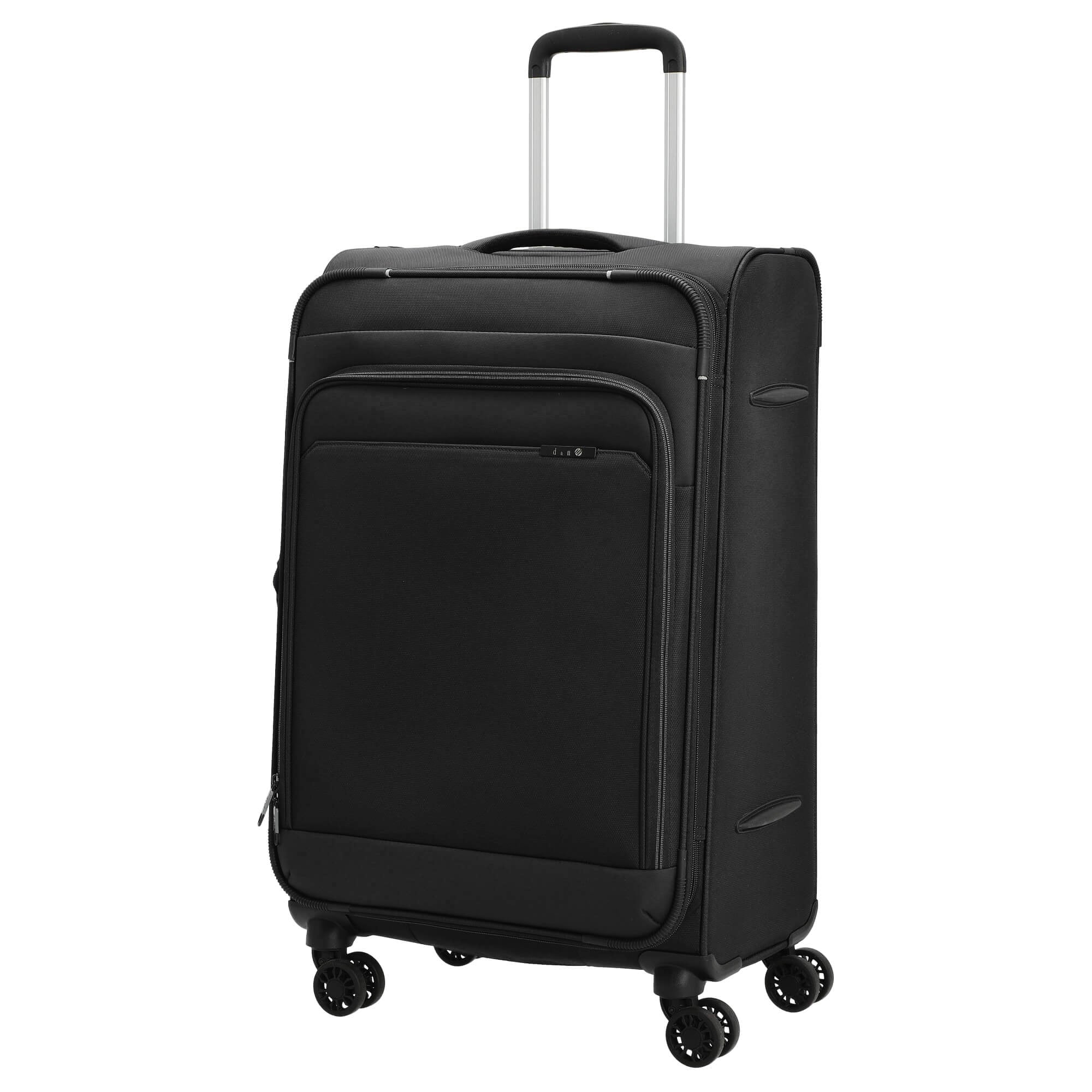 D&N Travel Line 9504 - 4-Rollen-Trolley M 67 cm erw. (black) - Image 2