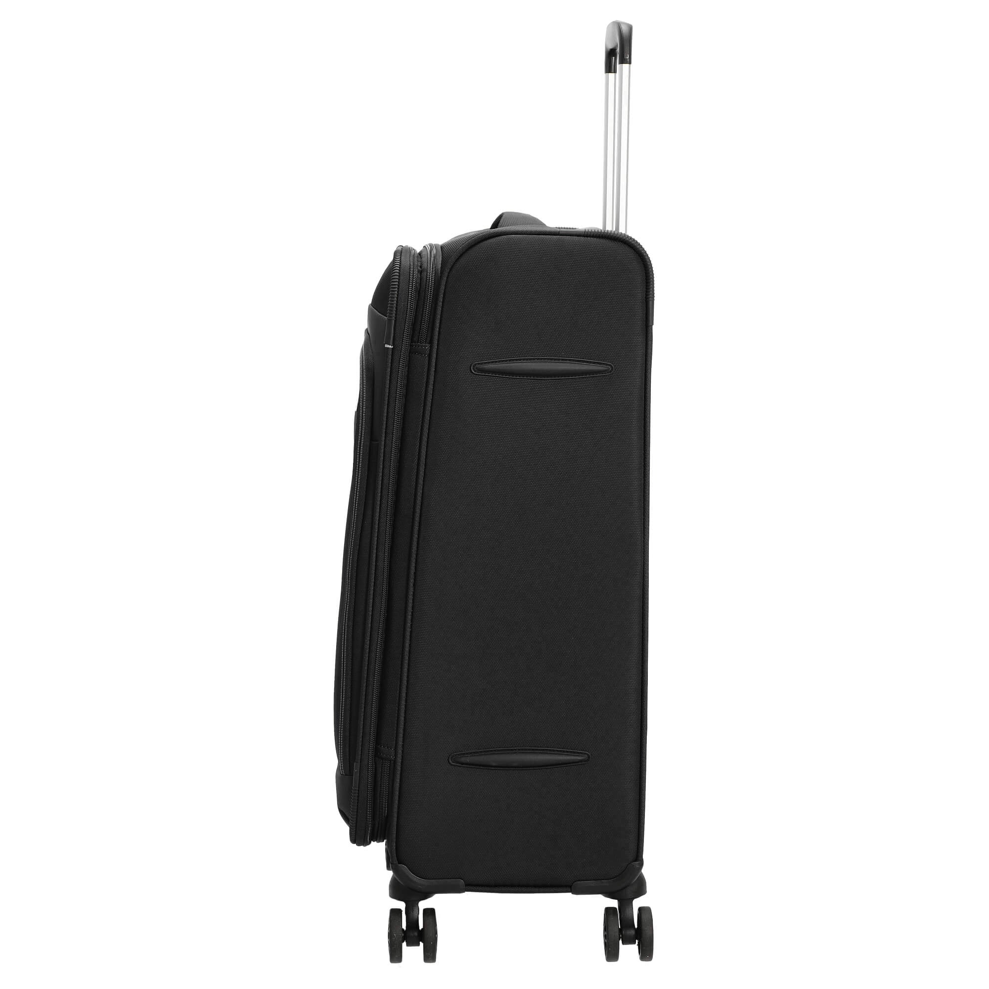 D&N Travel Line 9504 - 4-Rollen-Trolley M 67 cm erw. (black) - Image 3