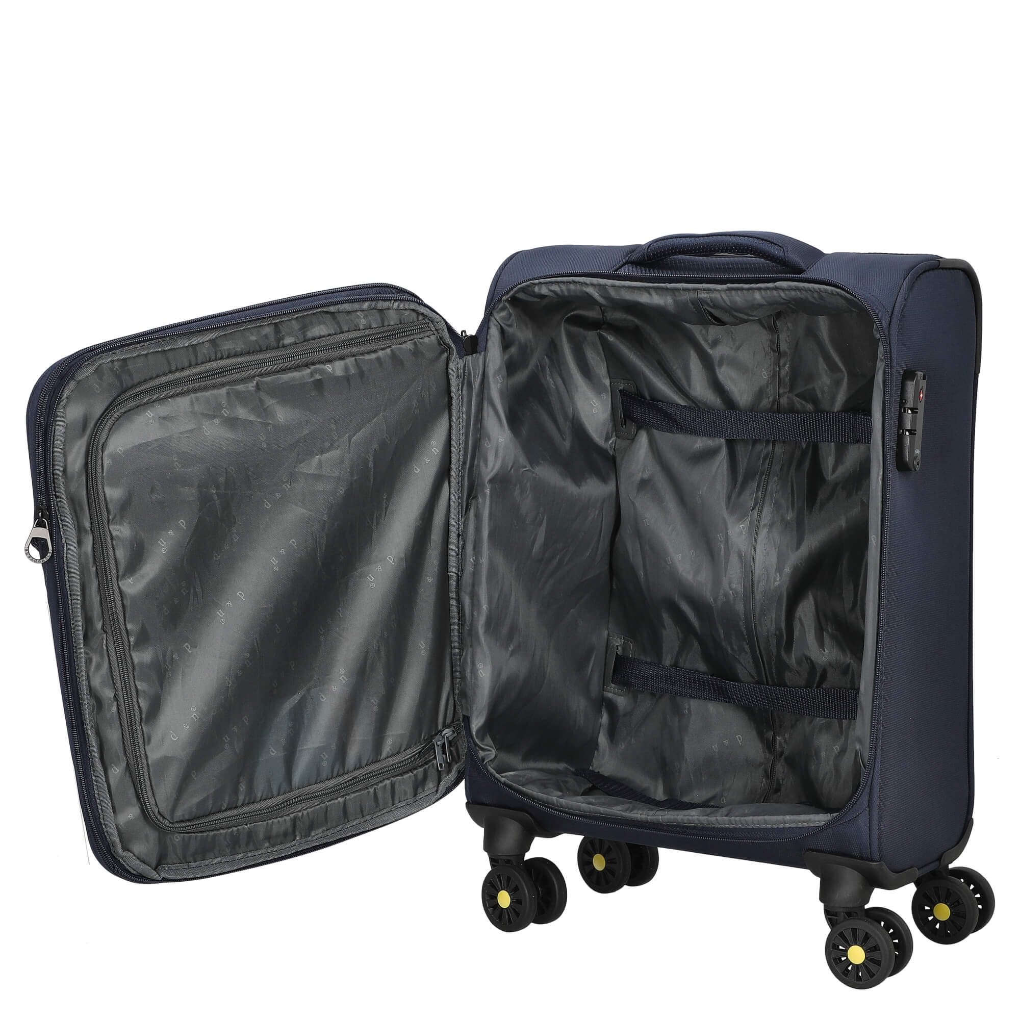 D&N Travel Line 9704 - 4-Rollen-Kabinentrolley S 55 cm (dark blue) - Image 6