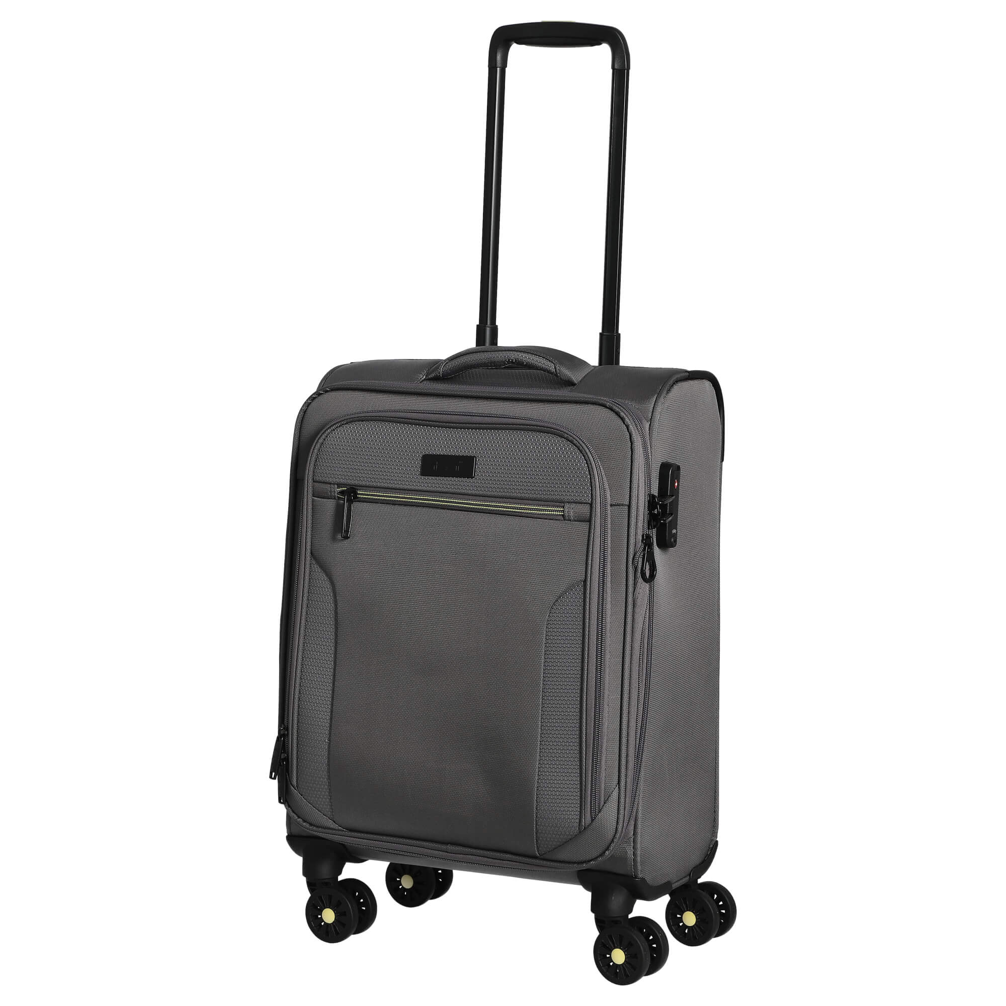 D&N Travel Line 9704 - 4-Rollen-Kabinentrolley S 55 cm (grey) - Image 2