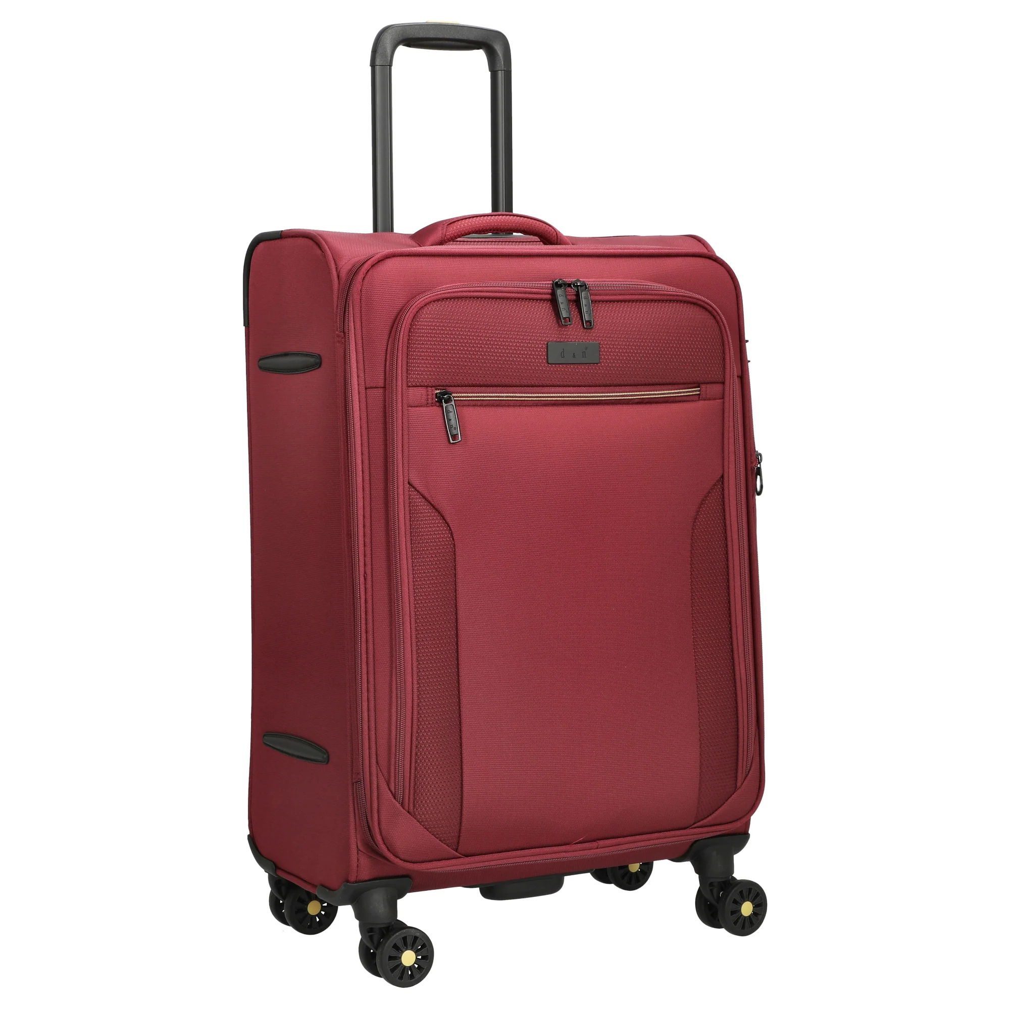 D&N Travel Line 9704 - 4-Rollen-Trolley M 68 cm erw. (dark red) - Image 5