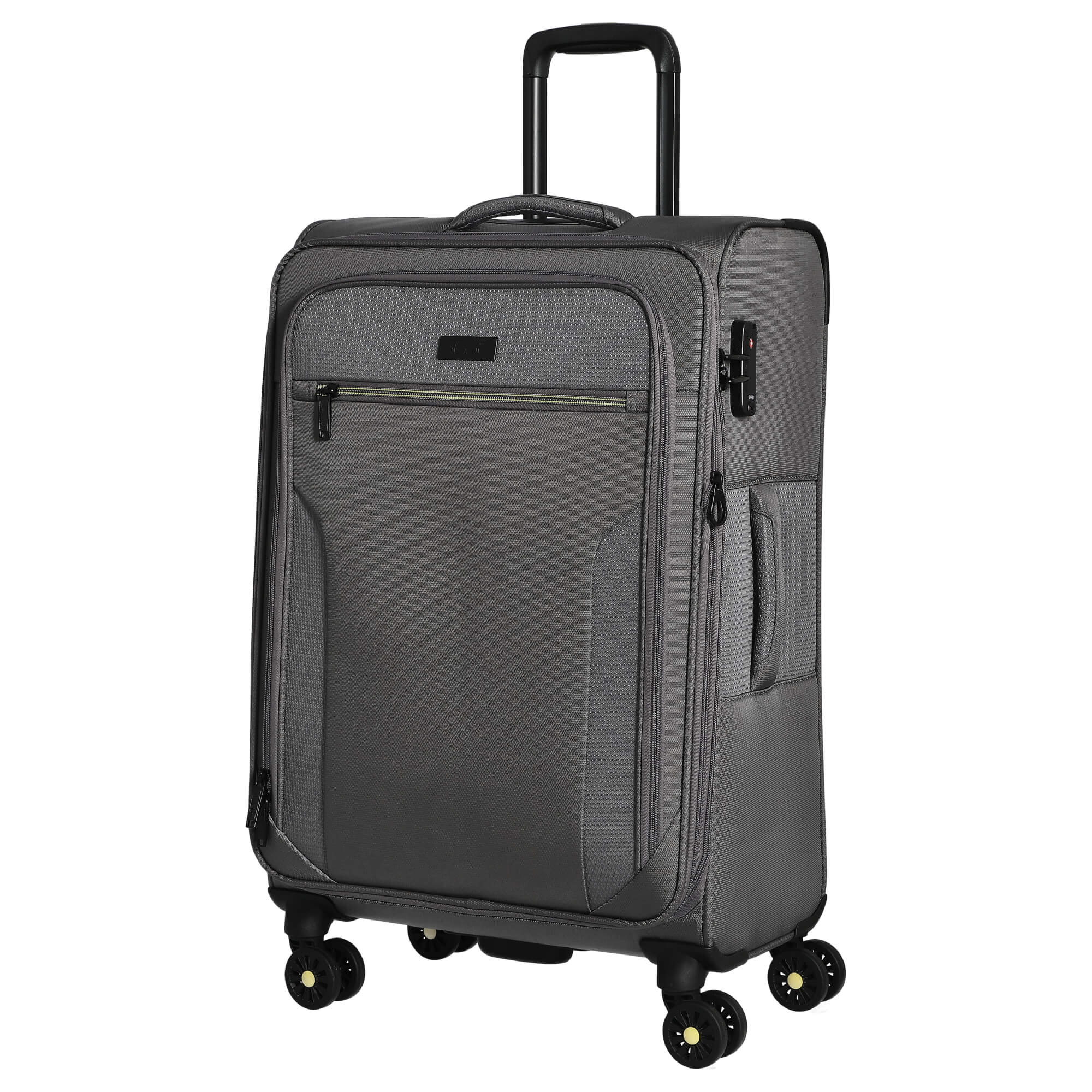D&N Travel Line 9704 - 4-Rollen-Trolley M 68 cm erw. (grey) - Image 2