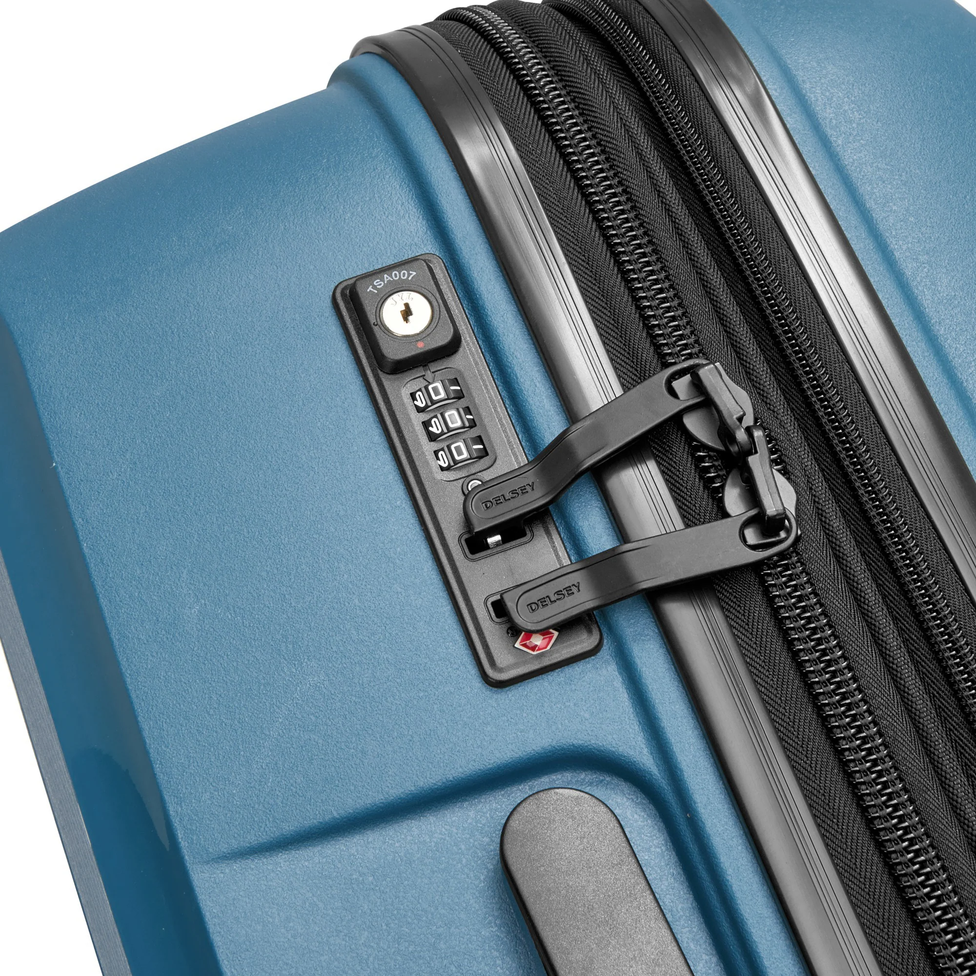 Delsey Paris Belmont Plus - 4-Rollen-Trolley recycelt 76 cm erw. (zink blau) - Image 8