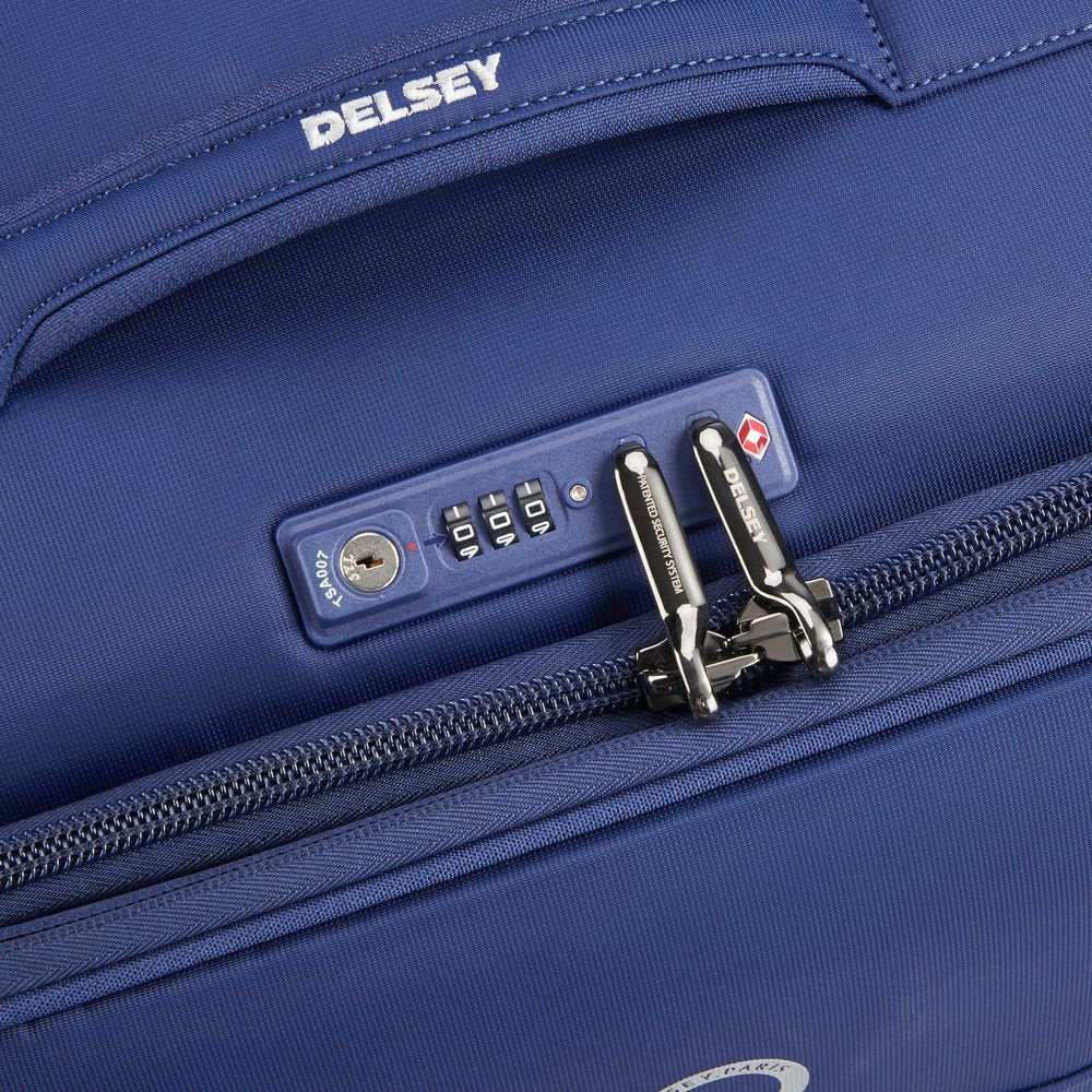 Delsey Paris Brochant 2.0 - 4-Rollen-Kabinentrolley S 55 cm  erw. (blau) - Image 5