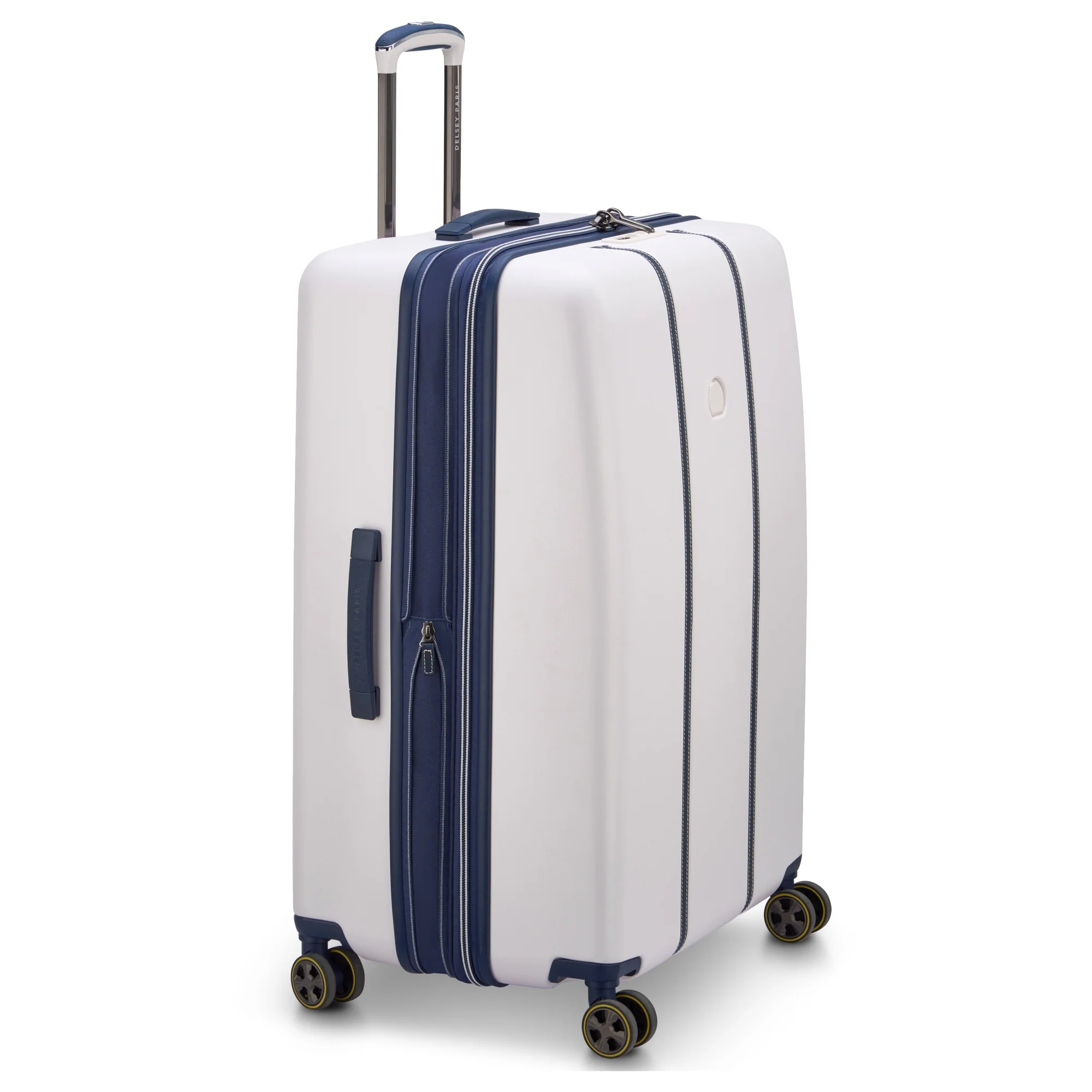 Delsey Paris Cadence - 4-Rollen-Trolley 76 cm erw. (elfenbein/blau) - Image 4
