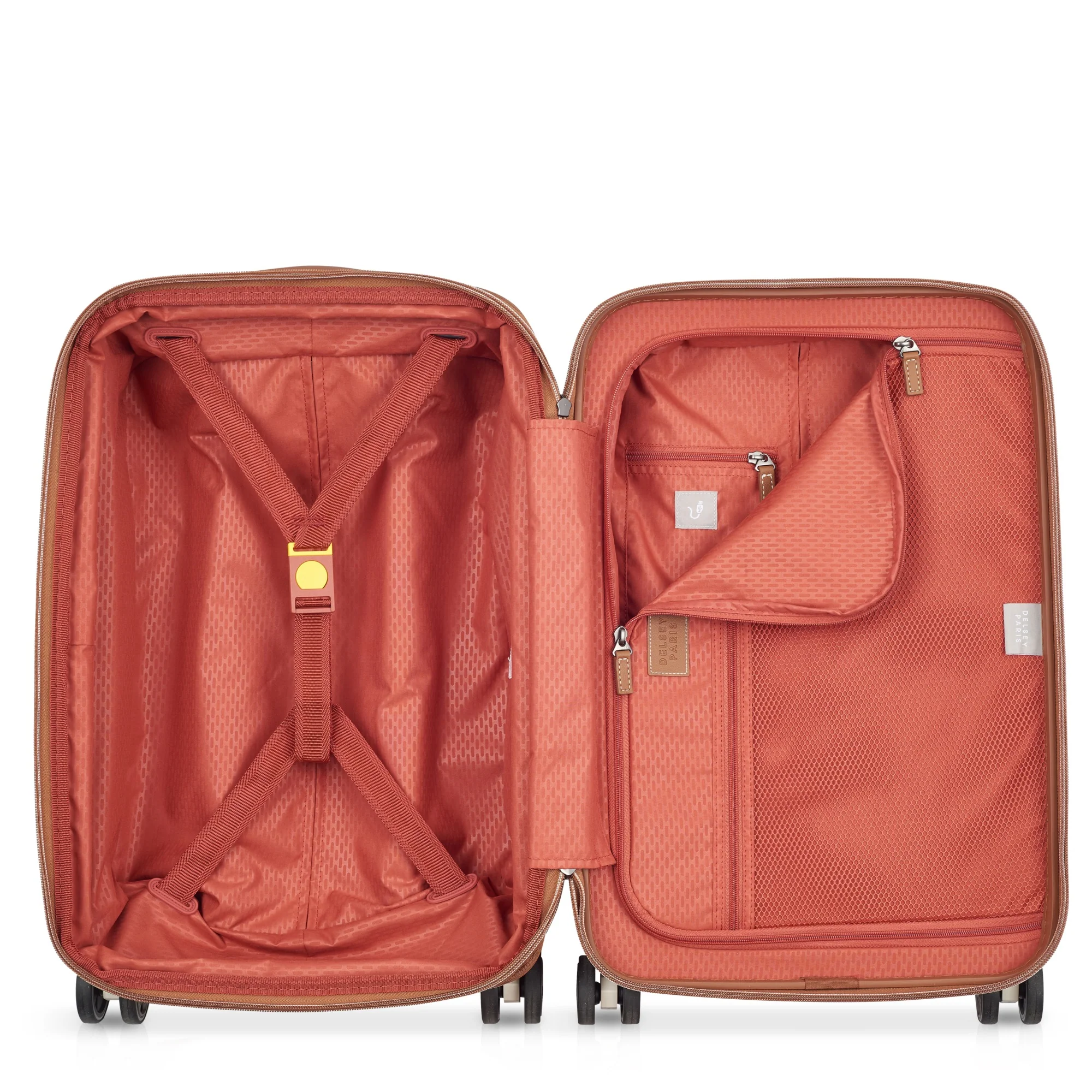 Delsey Paris Chatelet Air 2.0 - 4-Rollen-Kabinentrolley 55 cm erw. 14" USB (angora) - Image 5