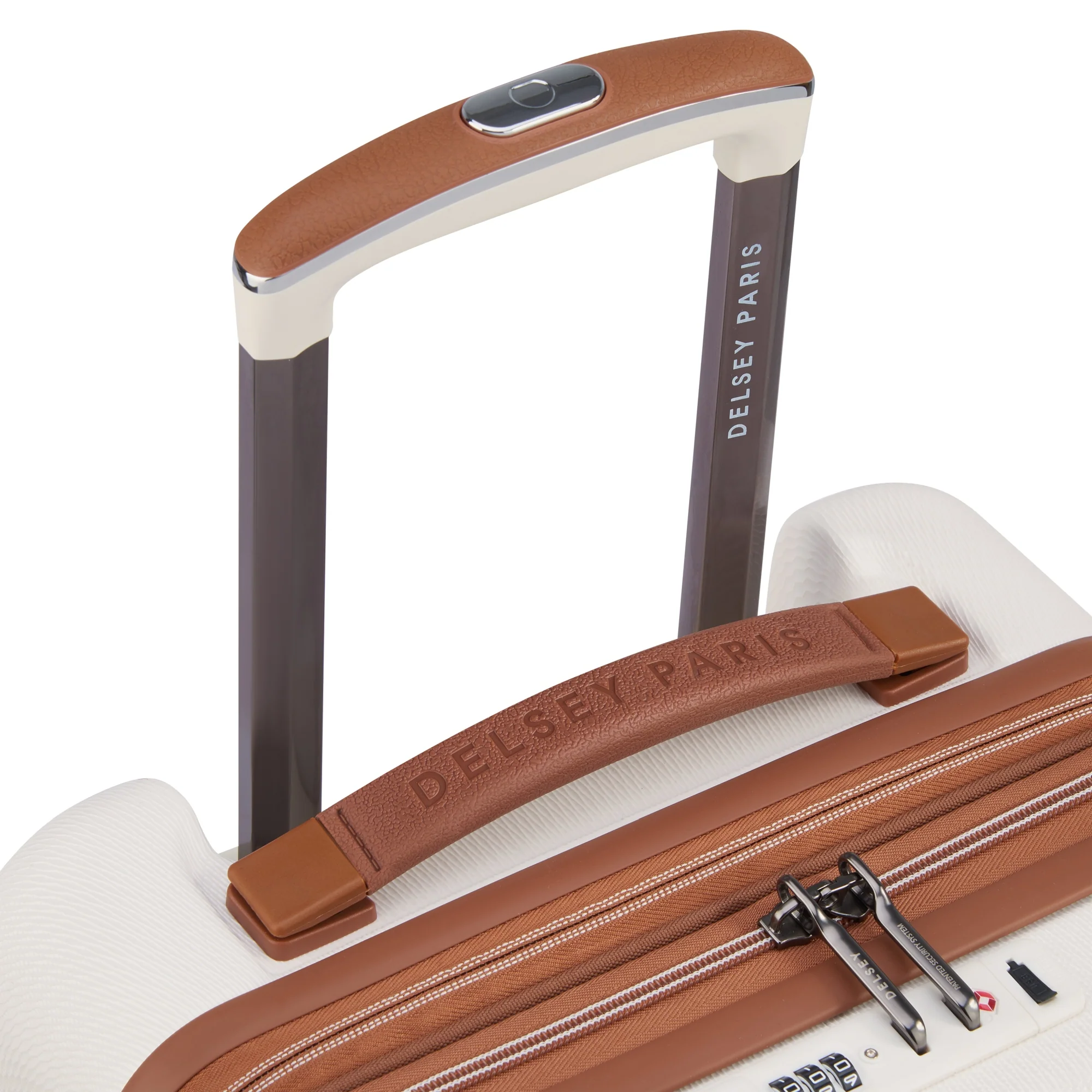 Delsey Paris Chatelet Air 2.0 - 4-Rollen-Kabinentrolley 55 cm erw. 14" USB (angora) - Image 7
