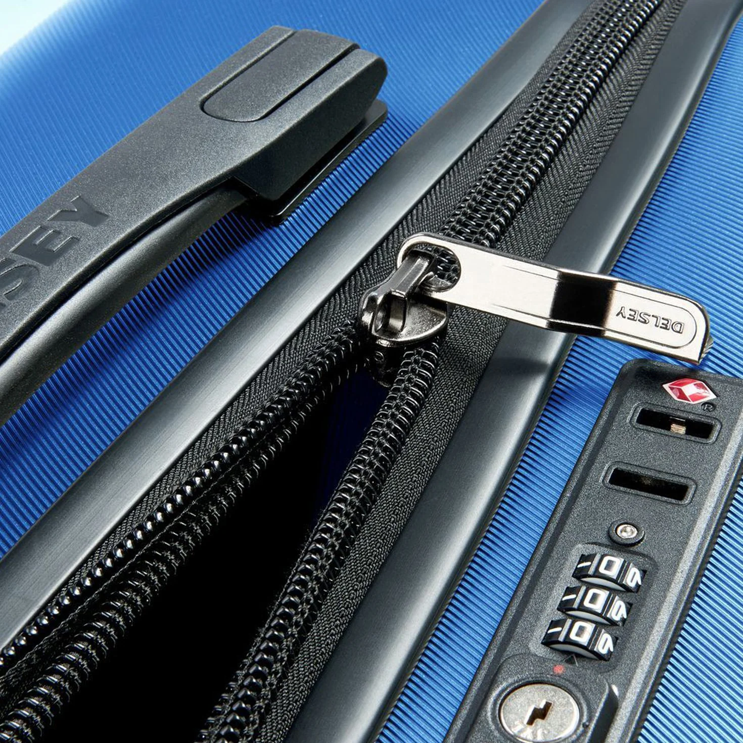 Delsey Paris Comete Plus Slim Line - 4-Rollen-Kabinentrolley 55 cm (schwarz) - Image 4