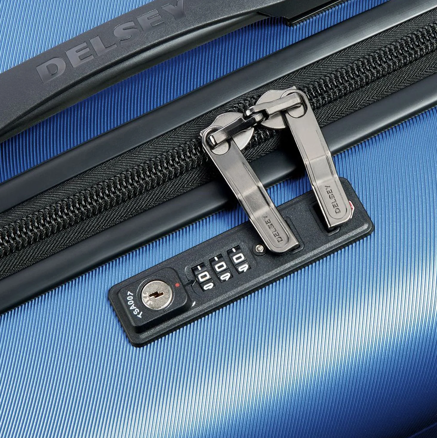Delsey Paris Comete Plus Slim Line - 4-Rollen-Kabinentrolley 55 cm (schwarz) - Image 5