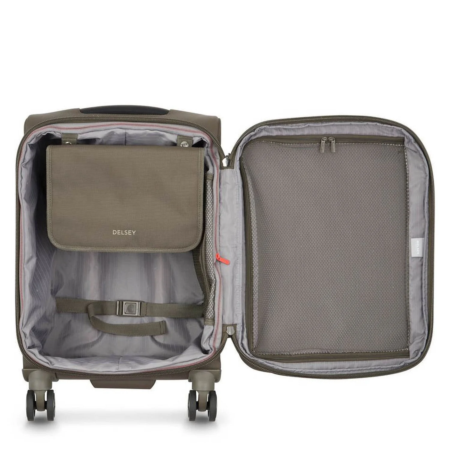 Delsey Paris Helium Dlx 2.0 Slim Line - 4-Rollen-Kabinentrolley 55 cm (mokka) - Image 4