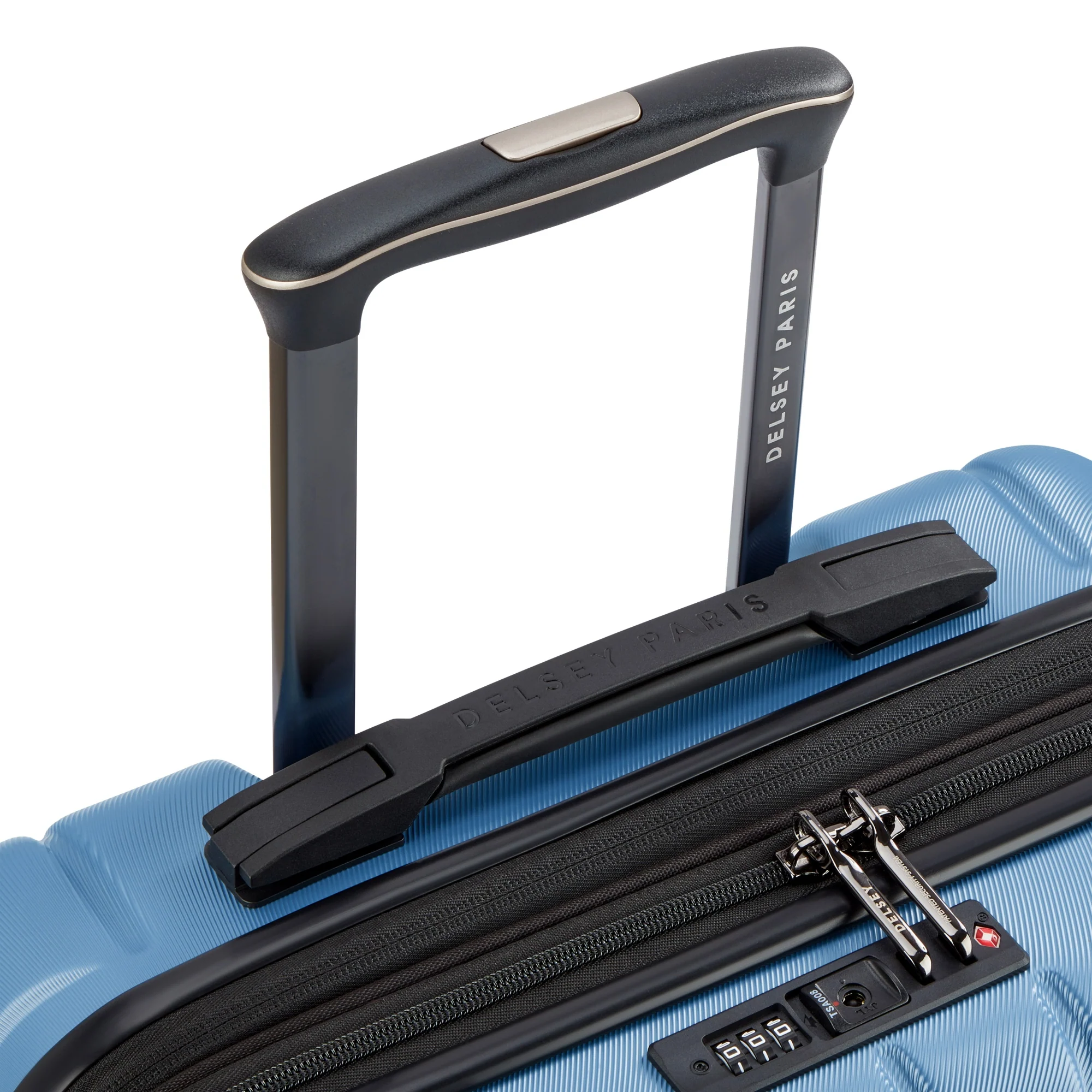 Delsey Paris Longitude - 4-Rollen-Kabinentrolley Slim 55 cm (hellblau) - Image 6