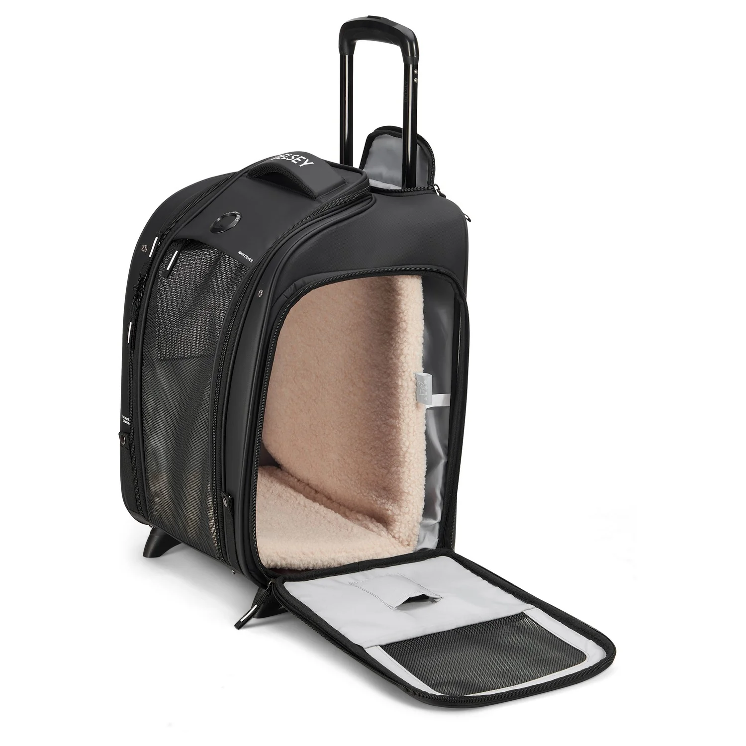 Delsey Paris Raspail - 2-Rollen-Tiertrolley 48 cm nachhaltig (schwarz) - Image 9