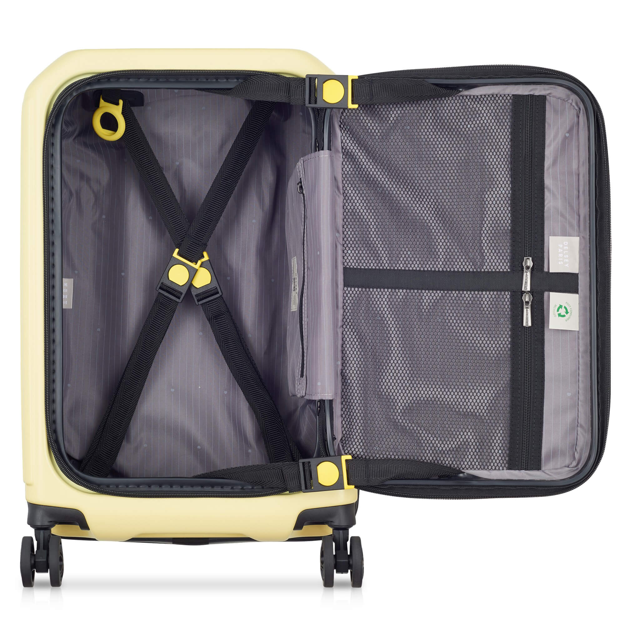 Delsey Paris Securitime - 4-Rollen-Kabinentrolley S 55 cm erw. (blassgelb) - Image 6