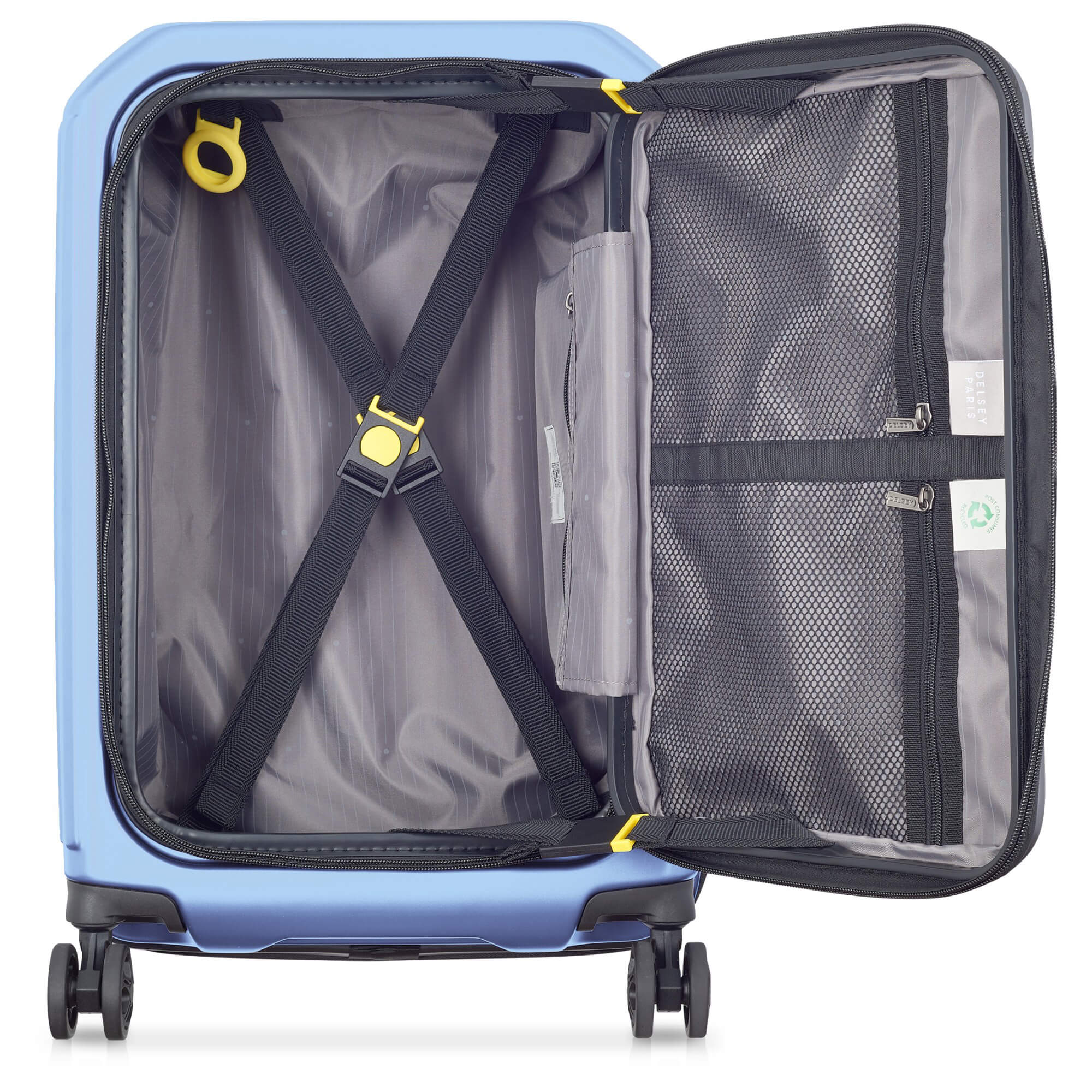 Delsey Paris Securitime - 4-Rollen-Kabinentrolley S 55 cm erw. (lavendelblau) - Image 6