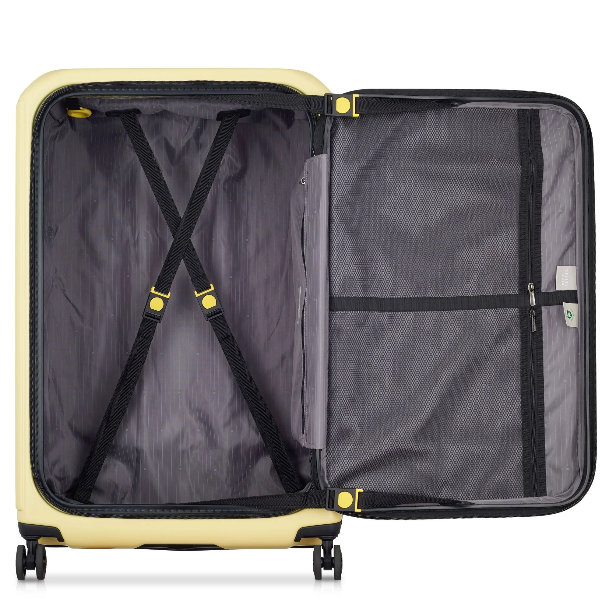 Delsey Paris Securitime - 4-Rollen-Trolley L 77 cm erw. (blassgelb) - Image 5