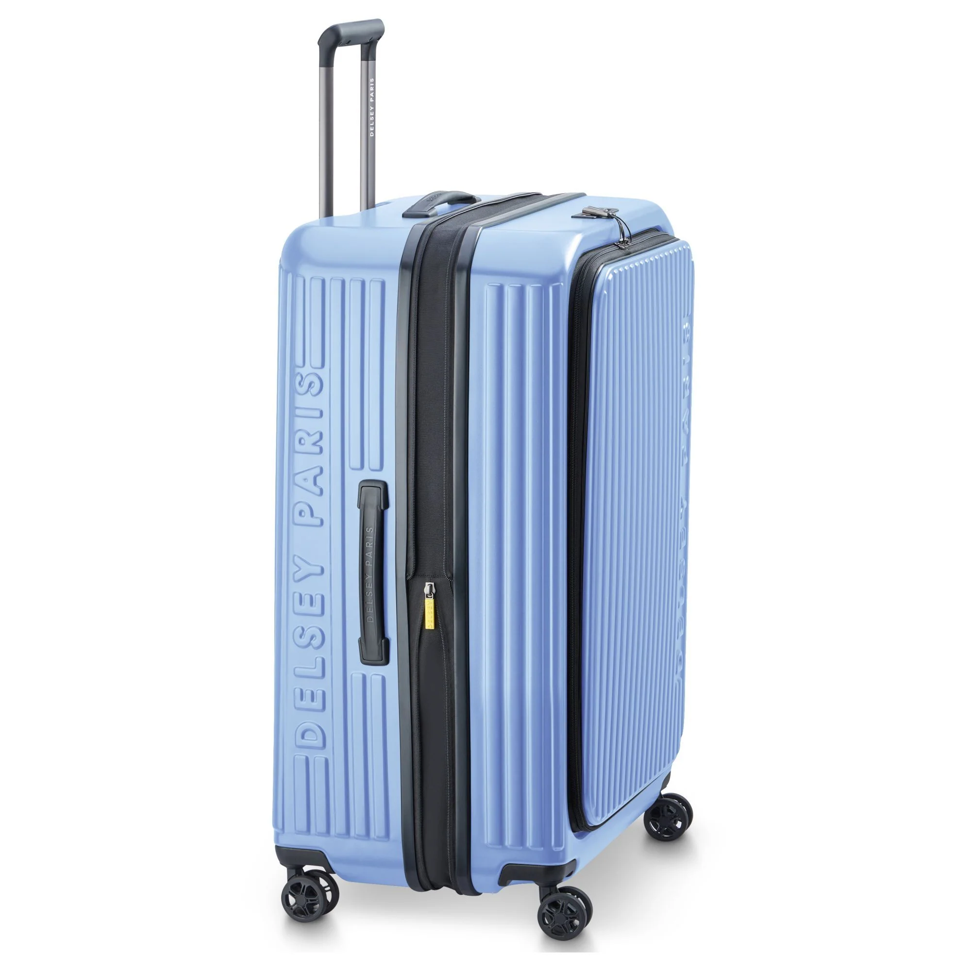 Delsey Paris Securitime - 4-Rollen-Trolley L 77 cm erw. (lavendelblau) - Image 3