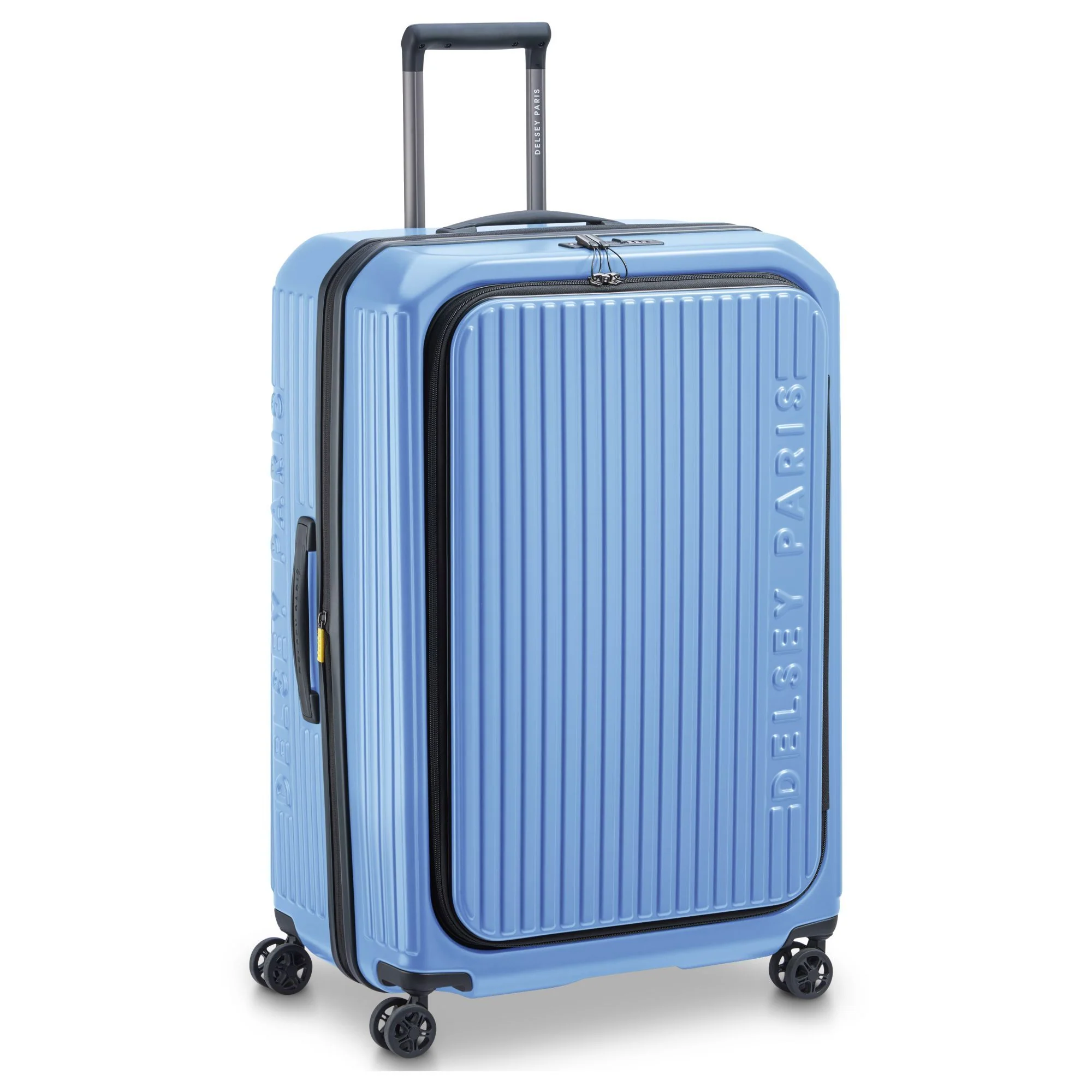 Delsey Paris Securitime - 4-Rollen-Trolley L 77 cm erw. (lavendelblau) - Image 5