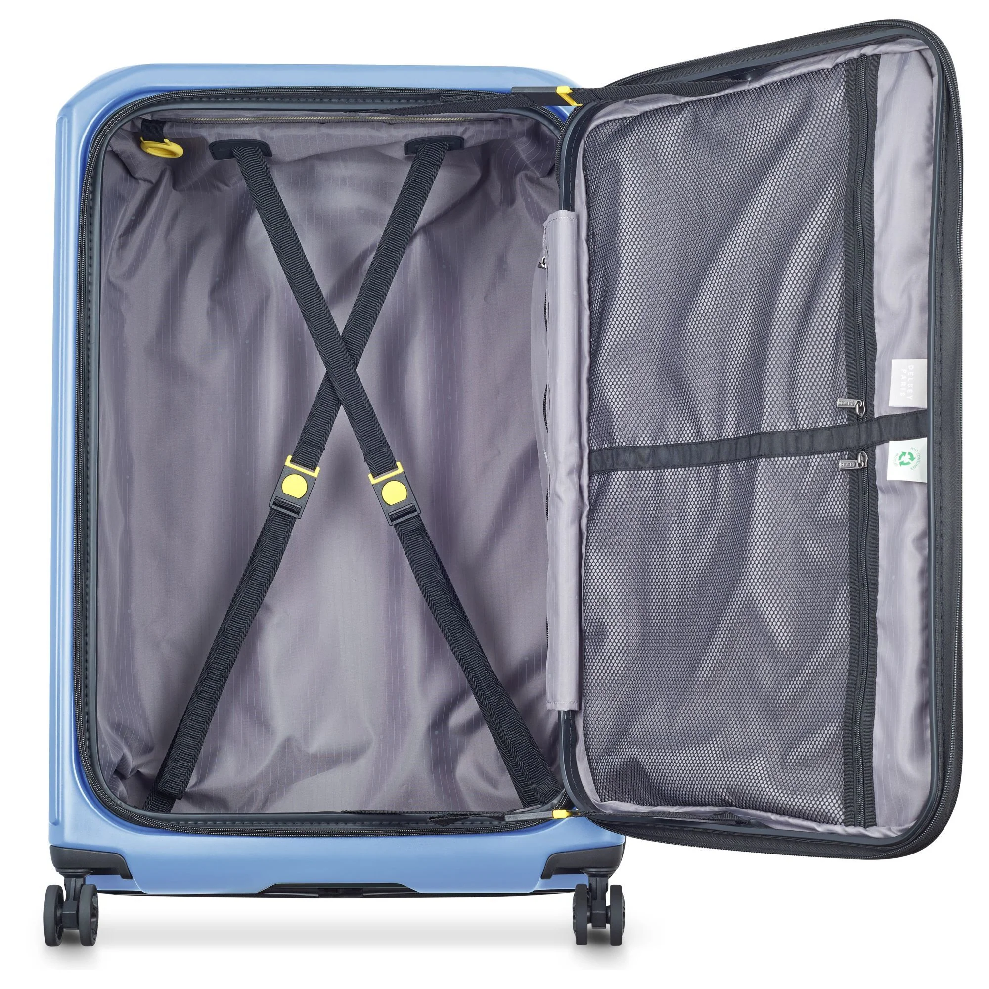 Delsey Paris Securitime - 4-Rollen-Trolley L 77 cm erw. (lavendelblau) - Image 6