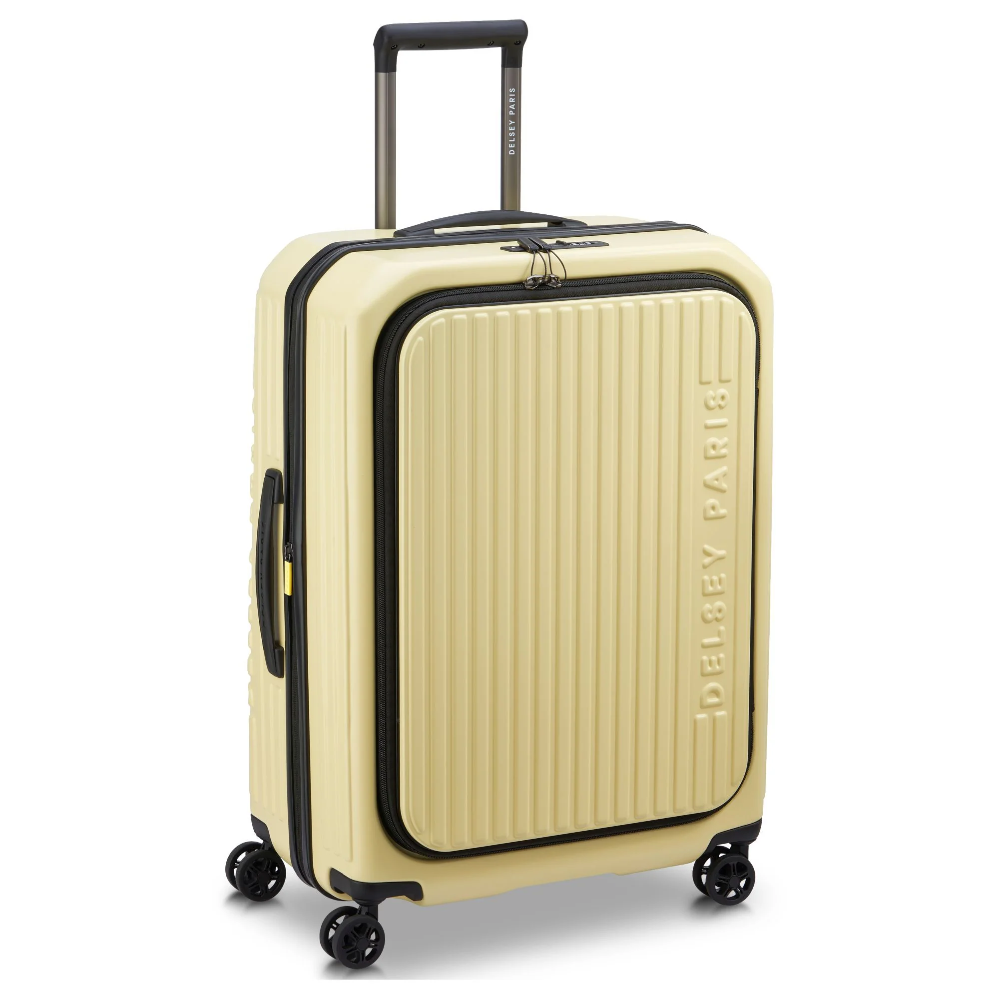 Delsey Paris Securitime - 4-Rollen-Trolley M 66 cm erw. (blassgelb) - Image 5