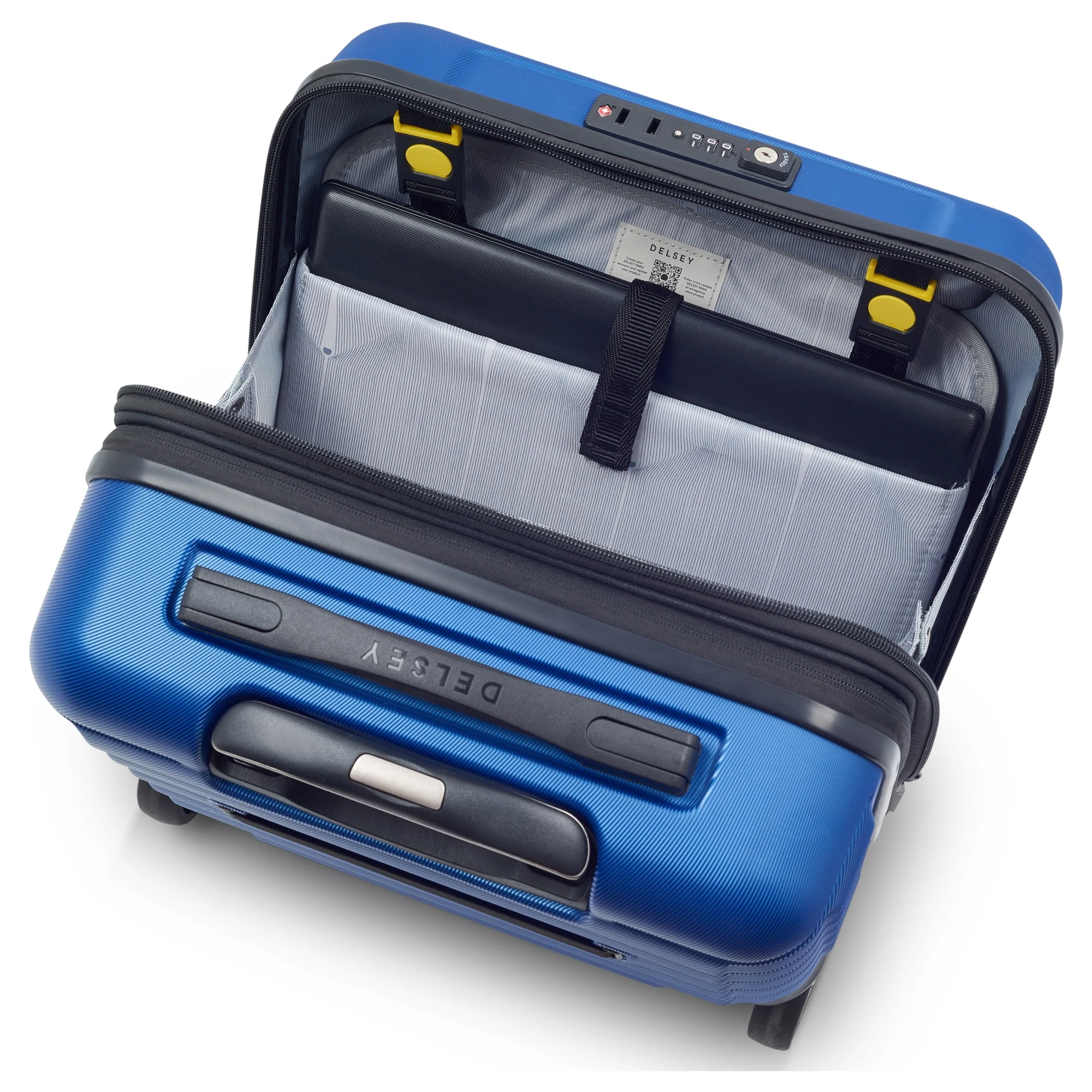 Delsey Paris Shadow 5.0 - 2-Rollen-Businesstrolley 38 cm erw. (blau) - Image 6
