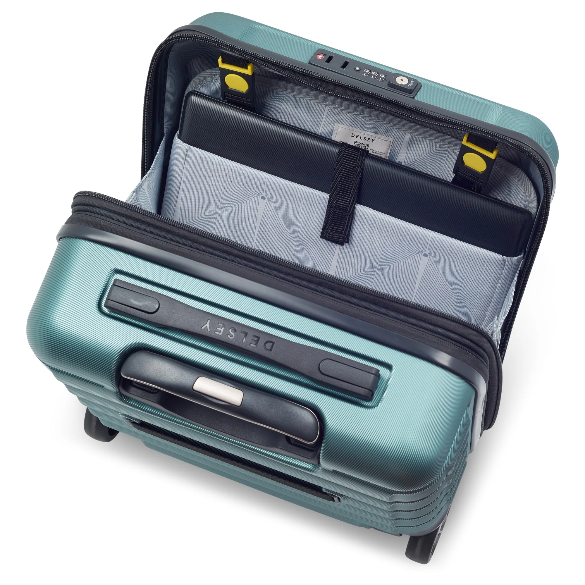 Delsey Paris Shadow 5.0 - 2-Rollen-Businesstrolley 38 cm erw. (gruen) - Image 6